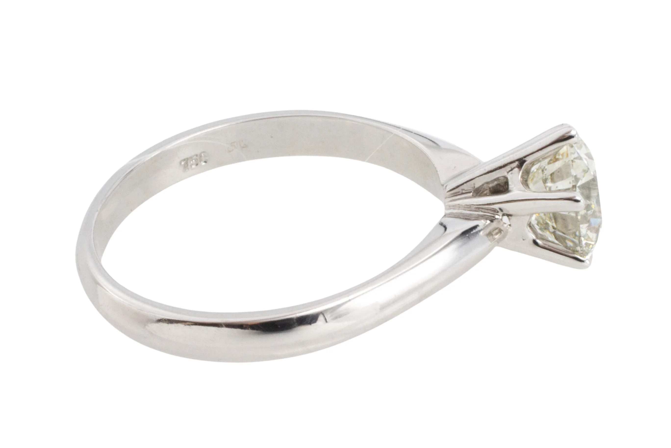1.50 carat brilliant cut diamond solitaire ring - Image 7