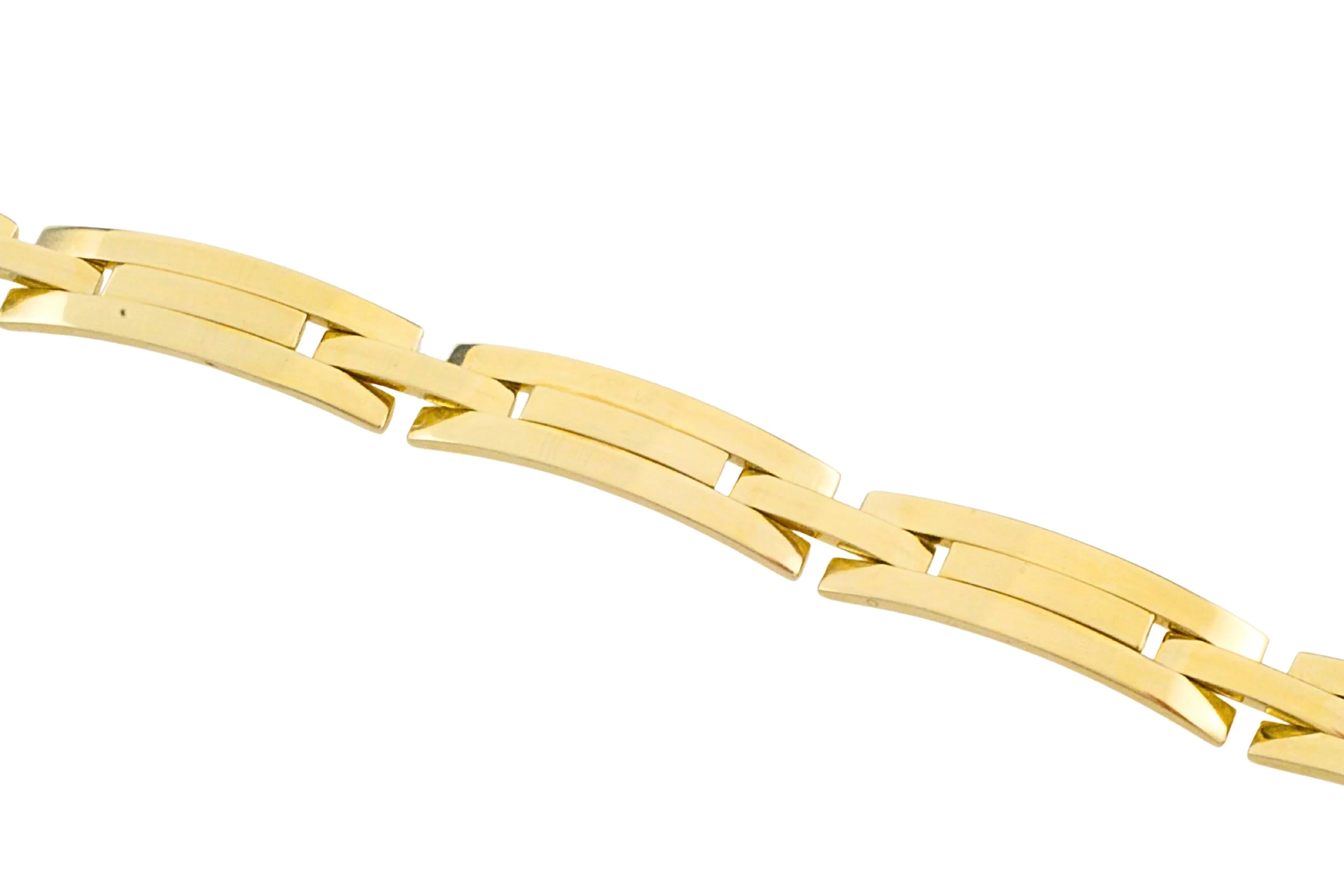 14 carat gold link bracelet - Image 4
