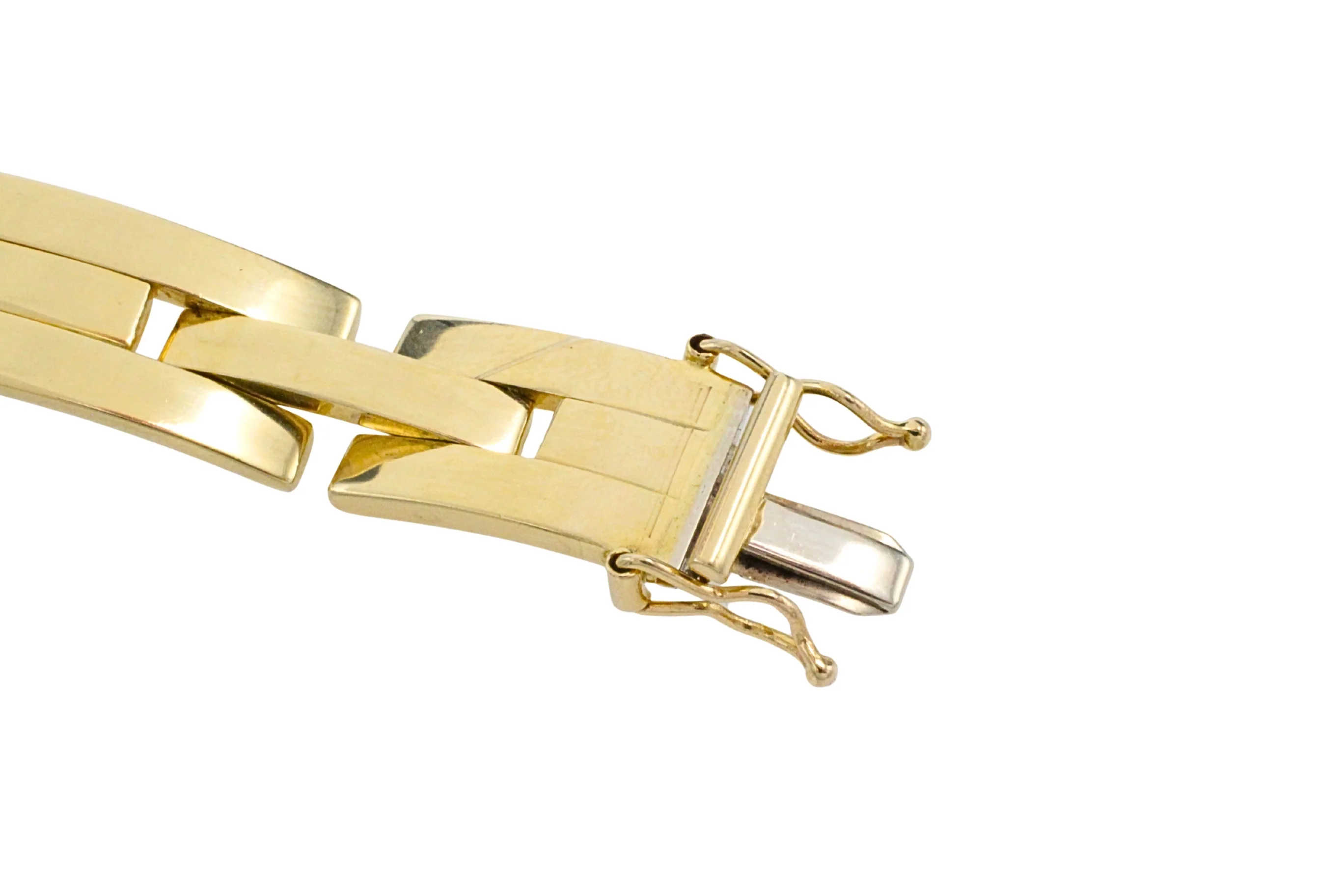 14 carat gold link bracelet - Image 5