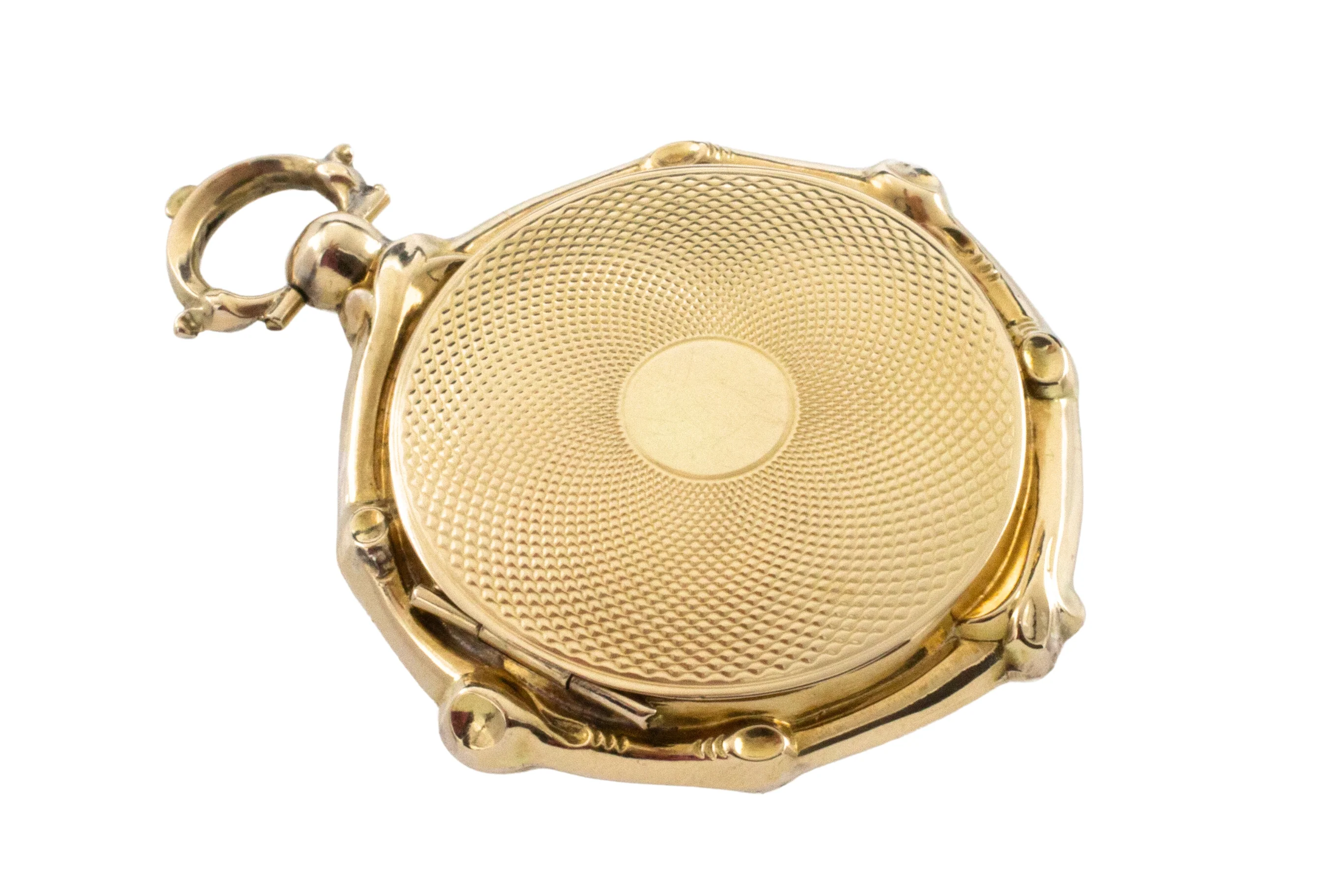 Antique 14 carat gold photo locket - Image 2