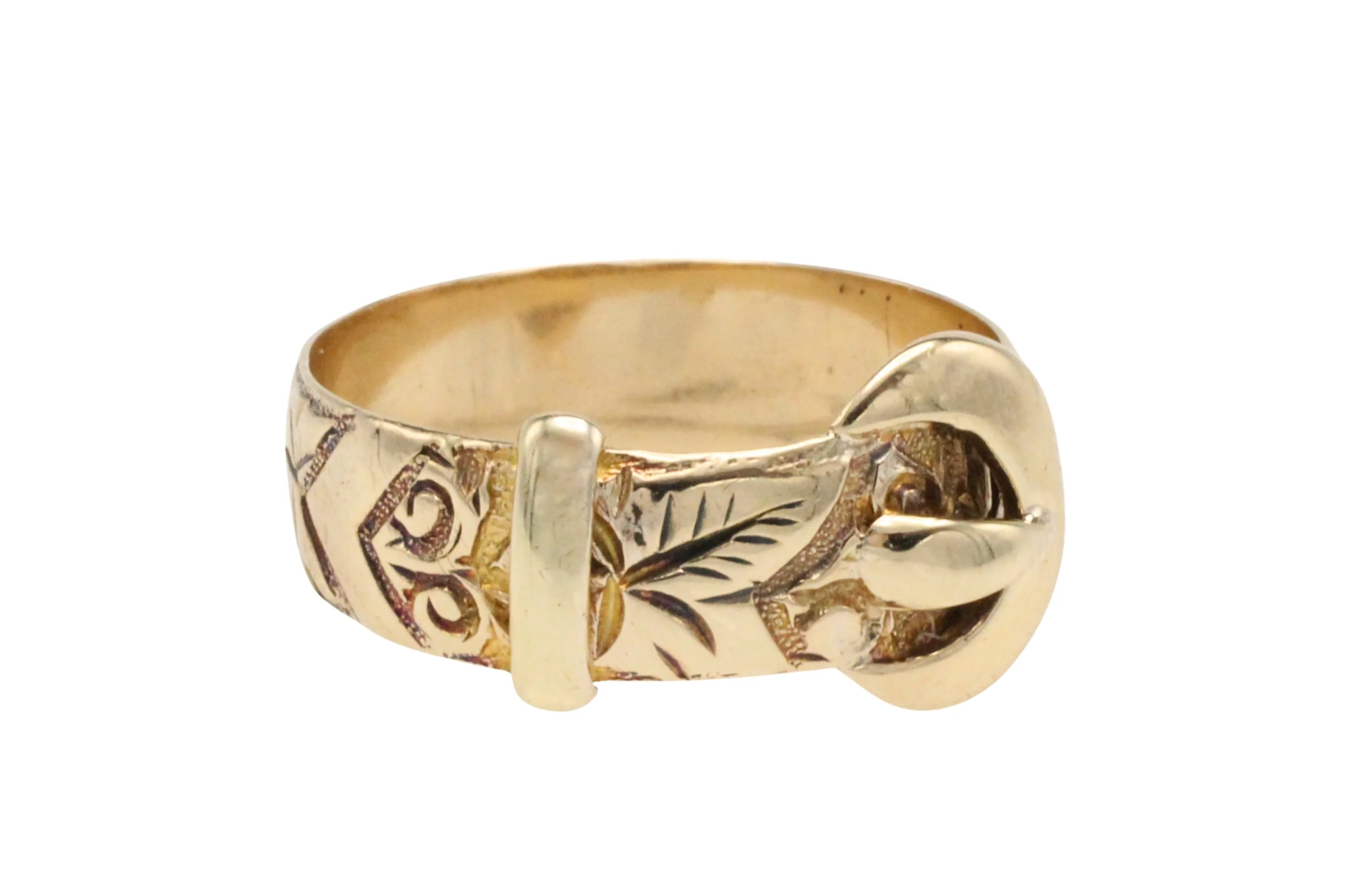 Antique buckle ring from 1914 - Image 3