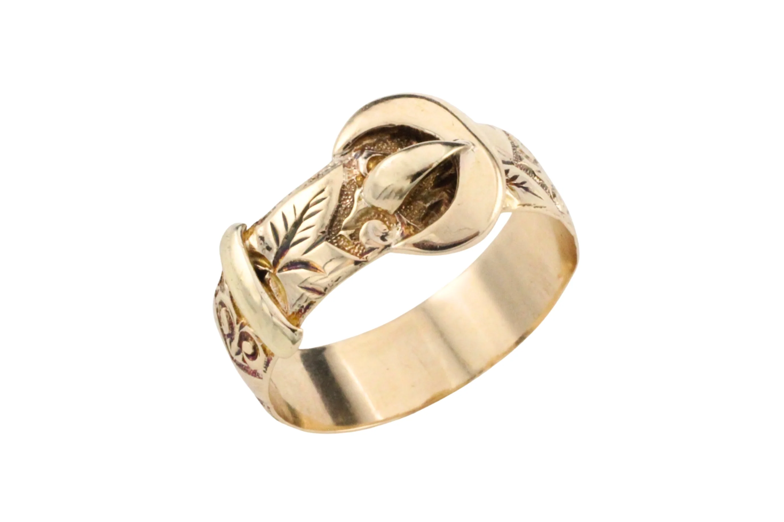 Antique buckle ring from 1914 - Image 4