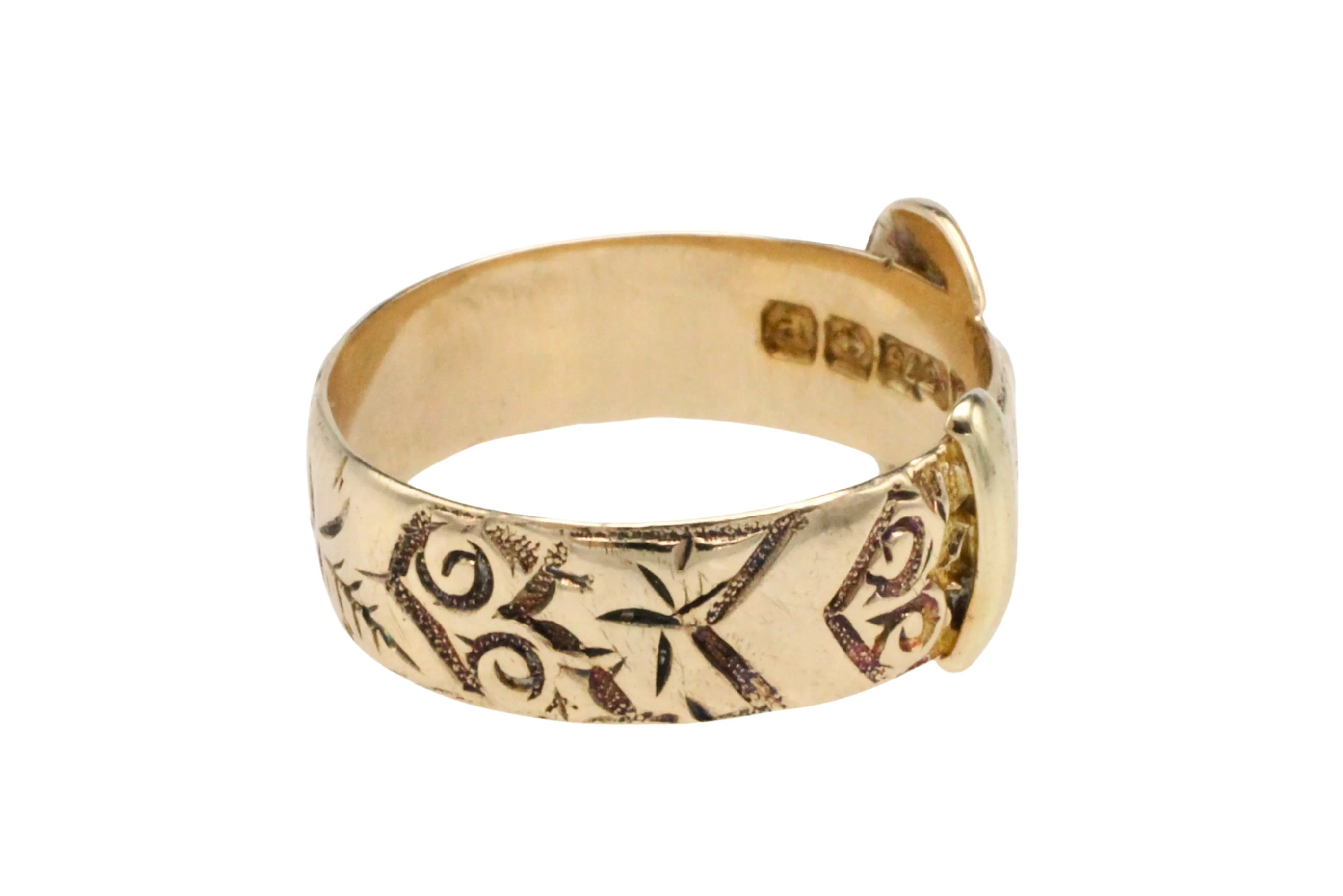 Antique buckle ring from 1914 - Image 6