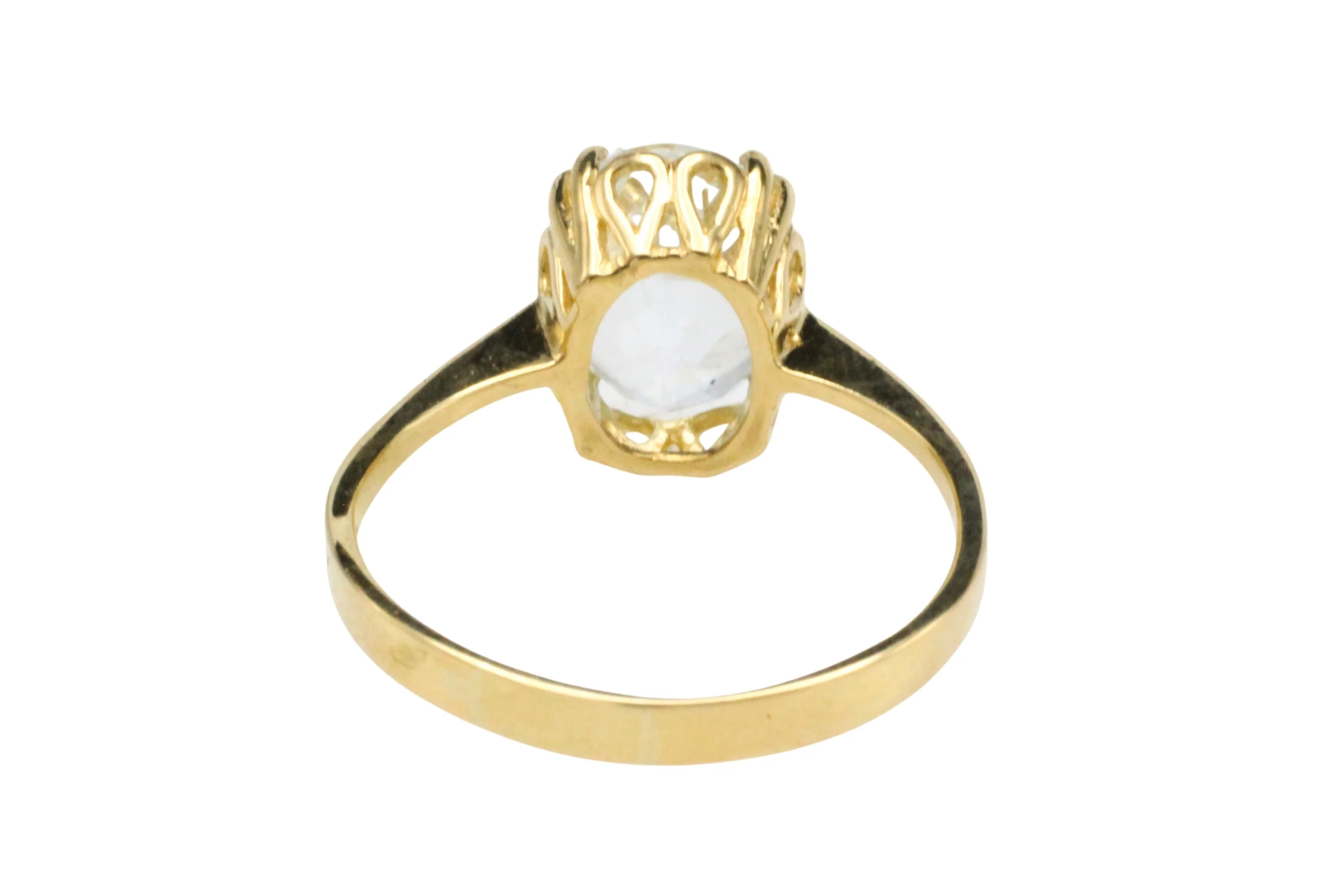 Aquamarine ring in 18 carat gold - Image 6