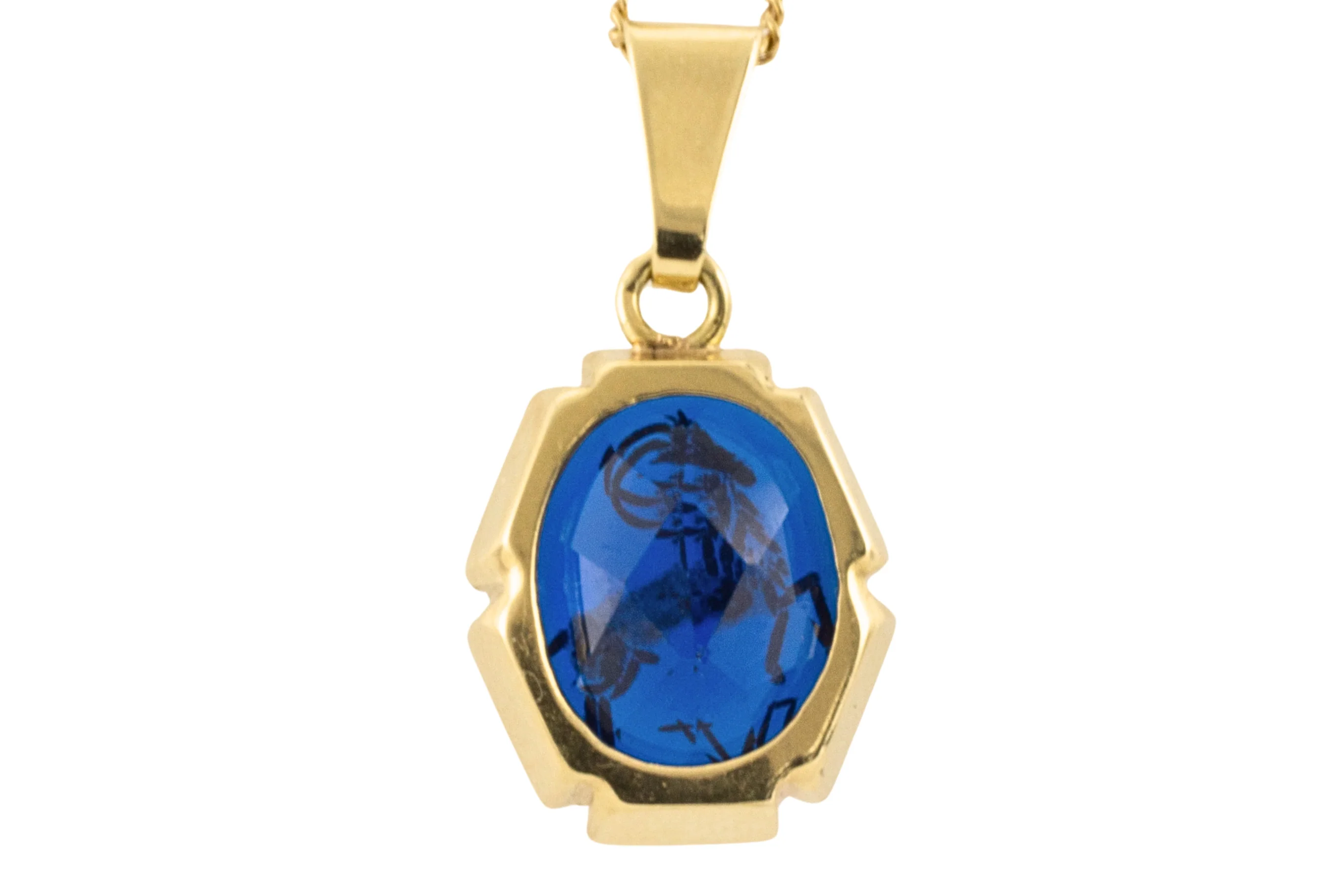 Aries zodiac pendant and chain - Image 4