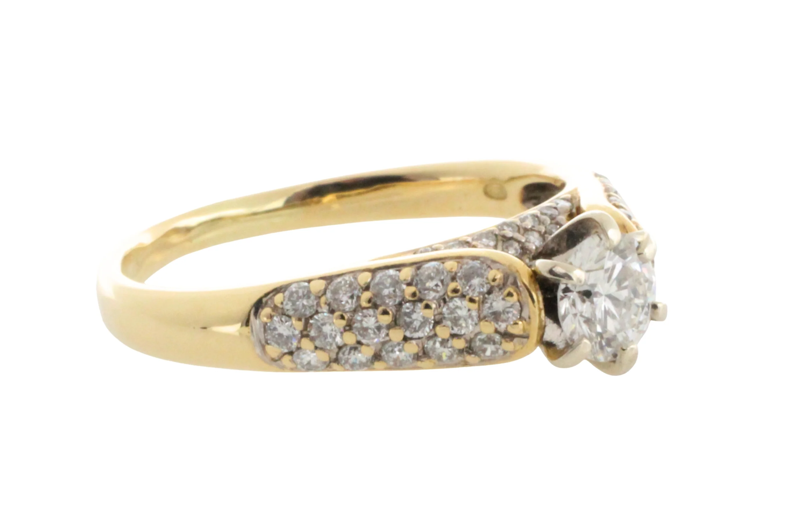 Brilliant cut diamond ring in 14 carat gold - Image 4