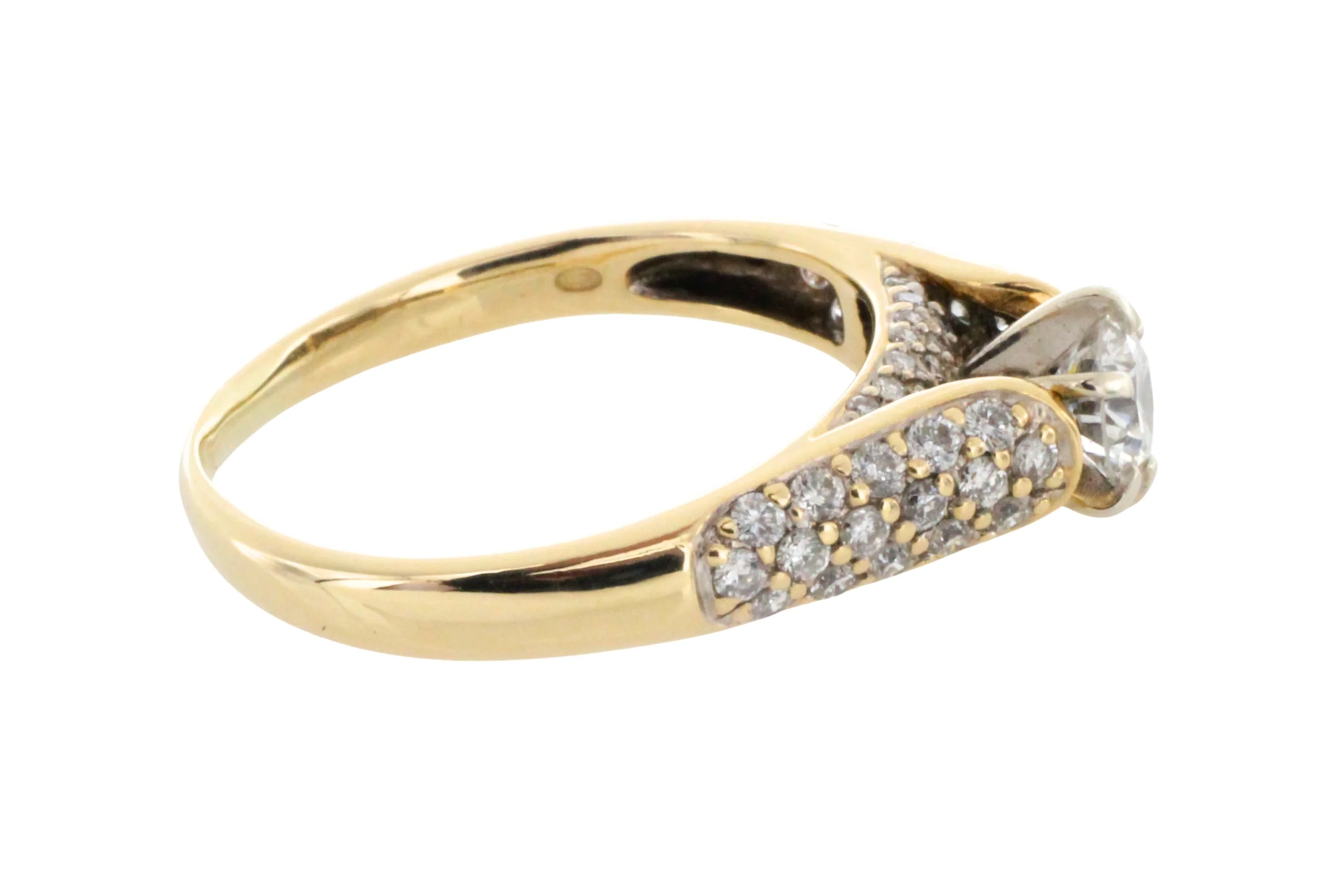 Brilliant cut diamond ring in 14 carat gold - Image 6