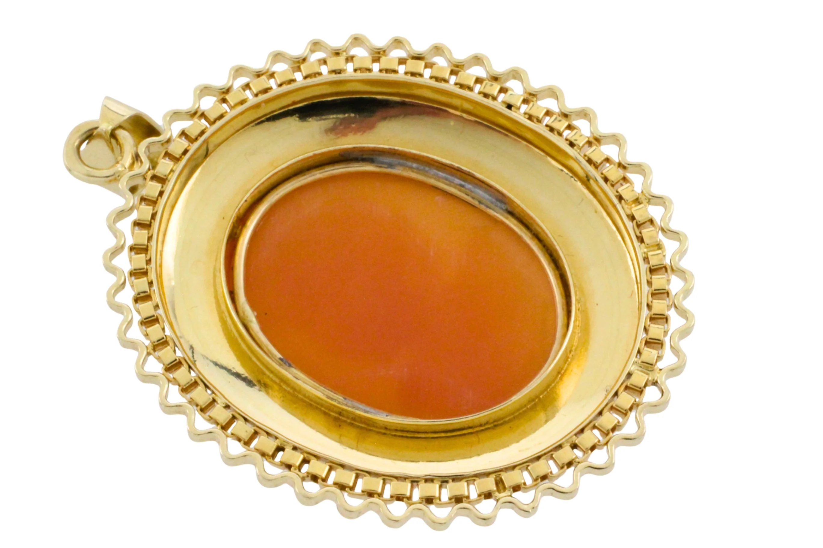Cameo pendant in 14 carat gold - Image 4