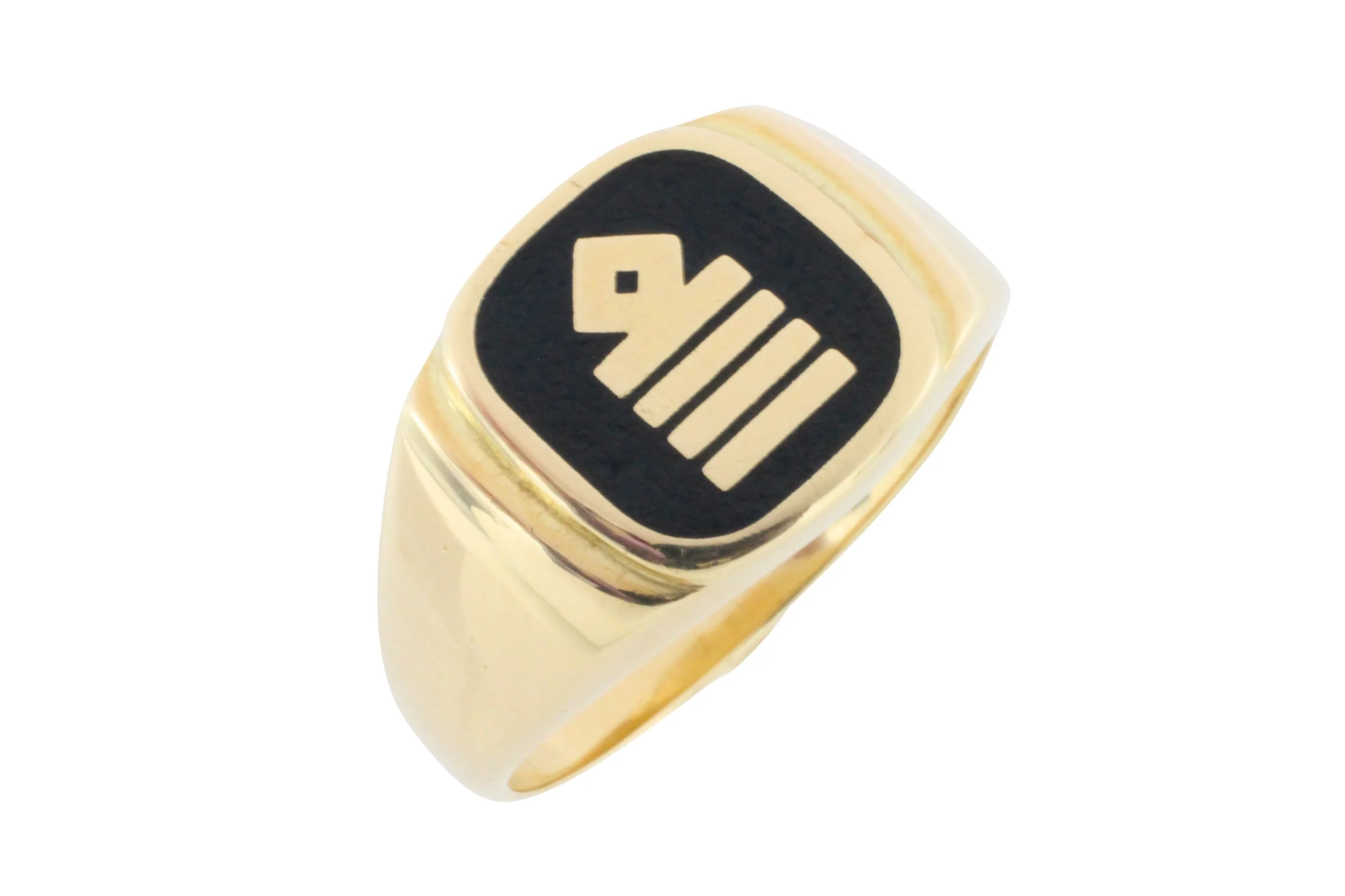Captains signet ring in 14 carat gold
