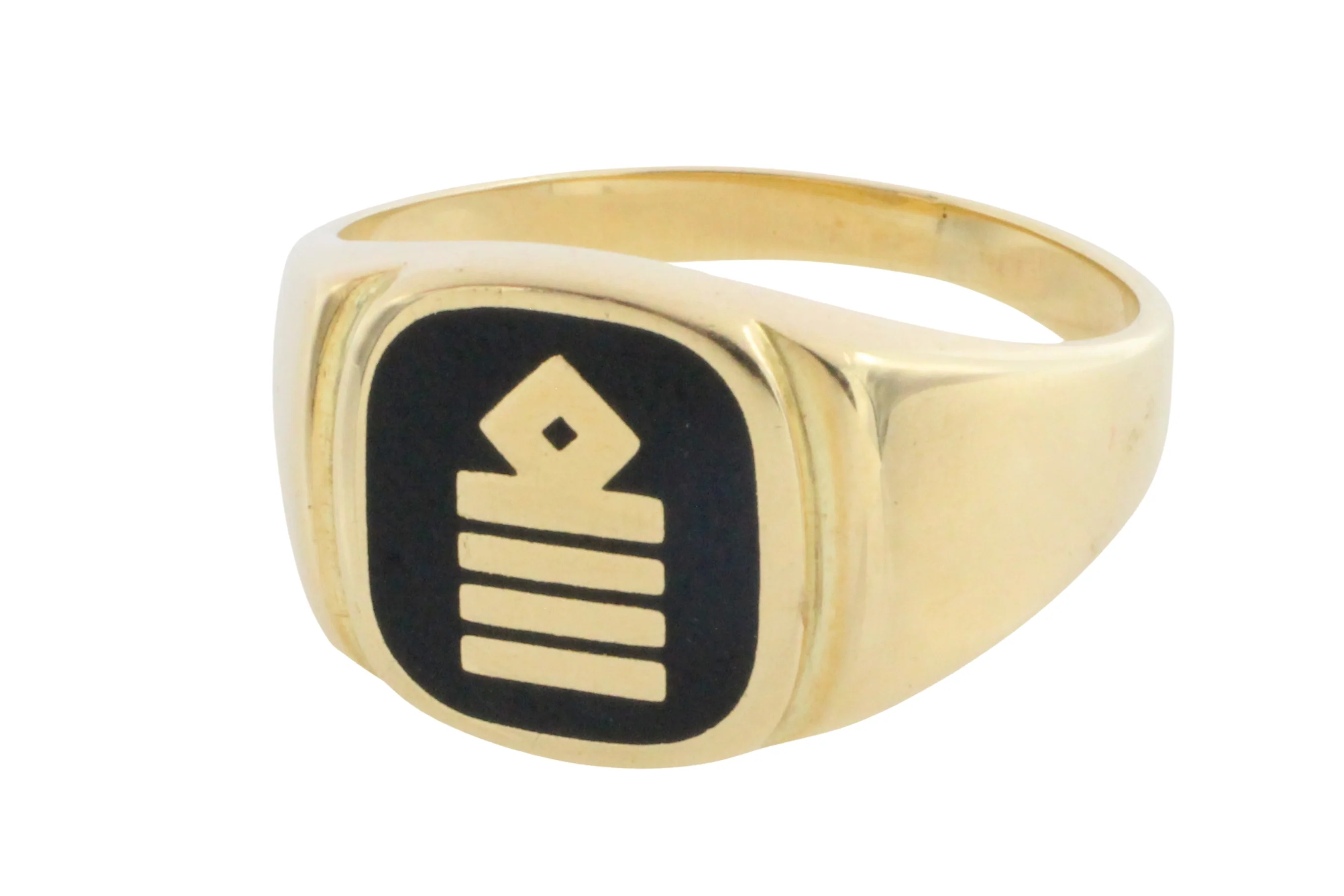 Captains signet ring in 14 carat gold - Image 2