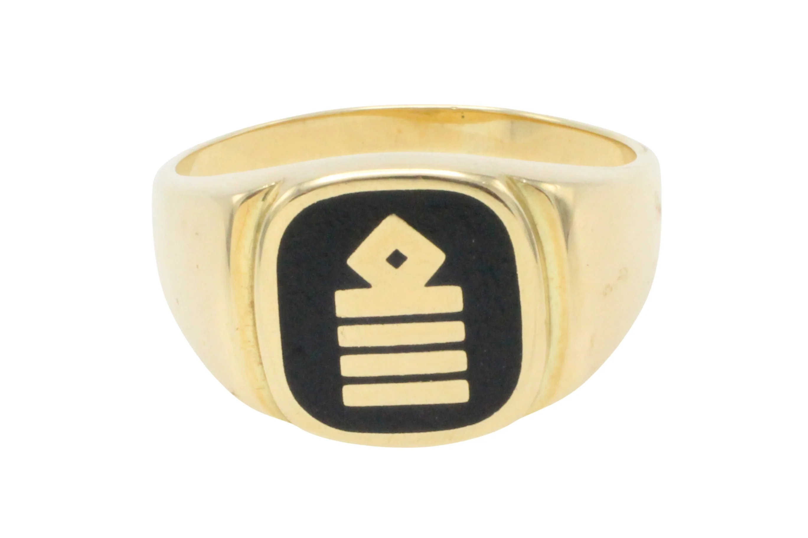 Captains signet ring in 14 carat gold - Image 3