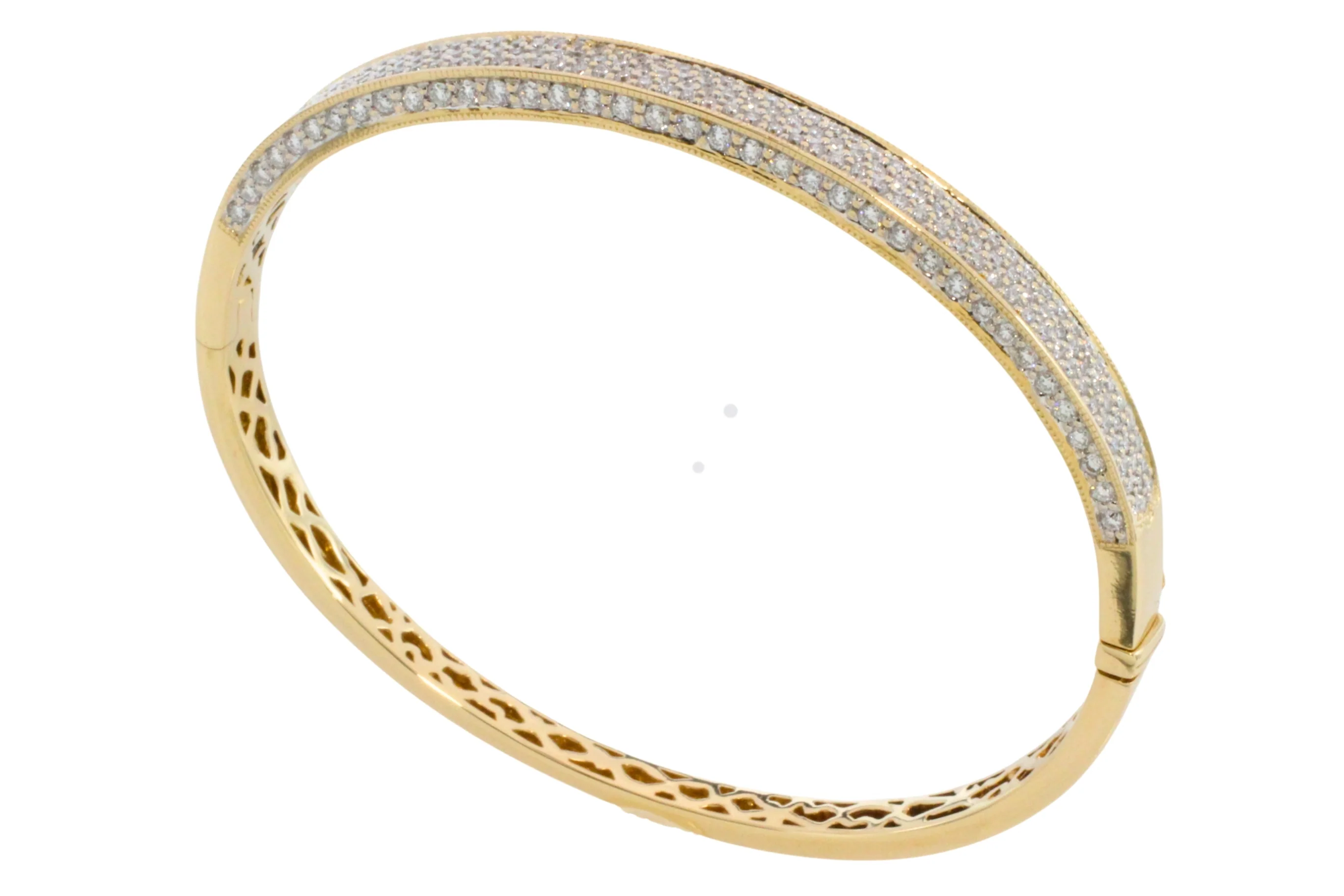 Diamond bracelet in 14 carat gold