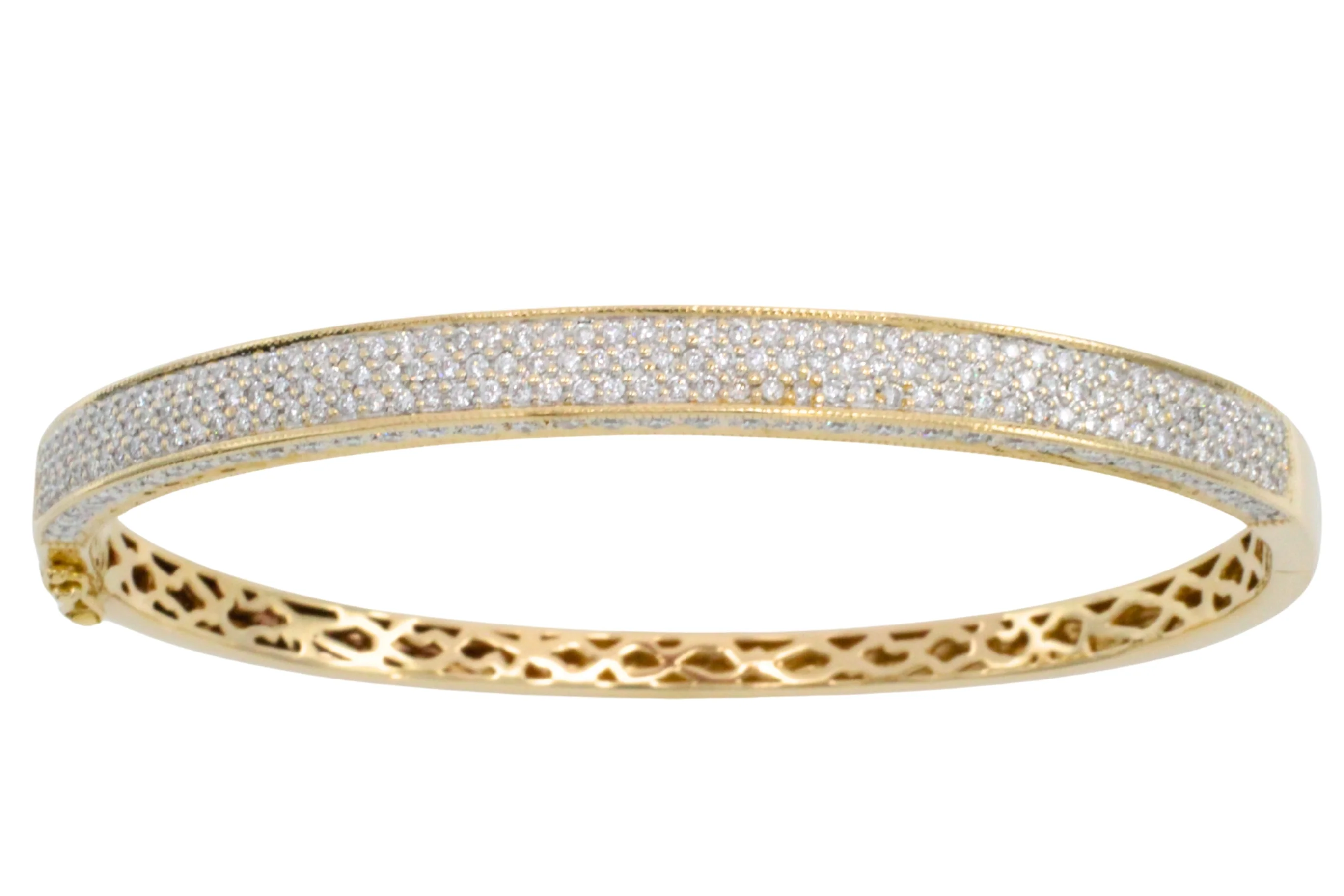 Diamond bracelet in 14 carat gold - Image 4