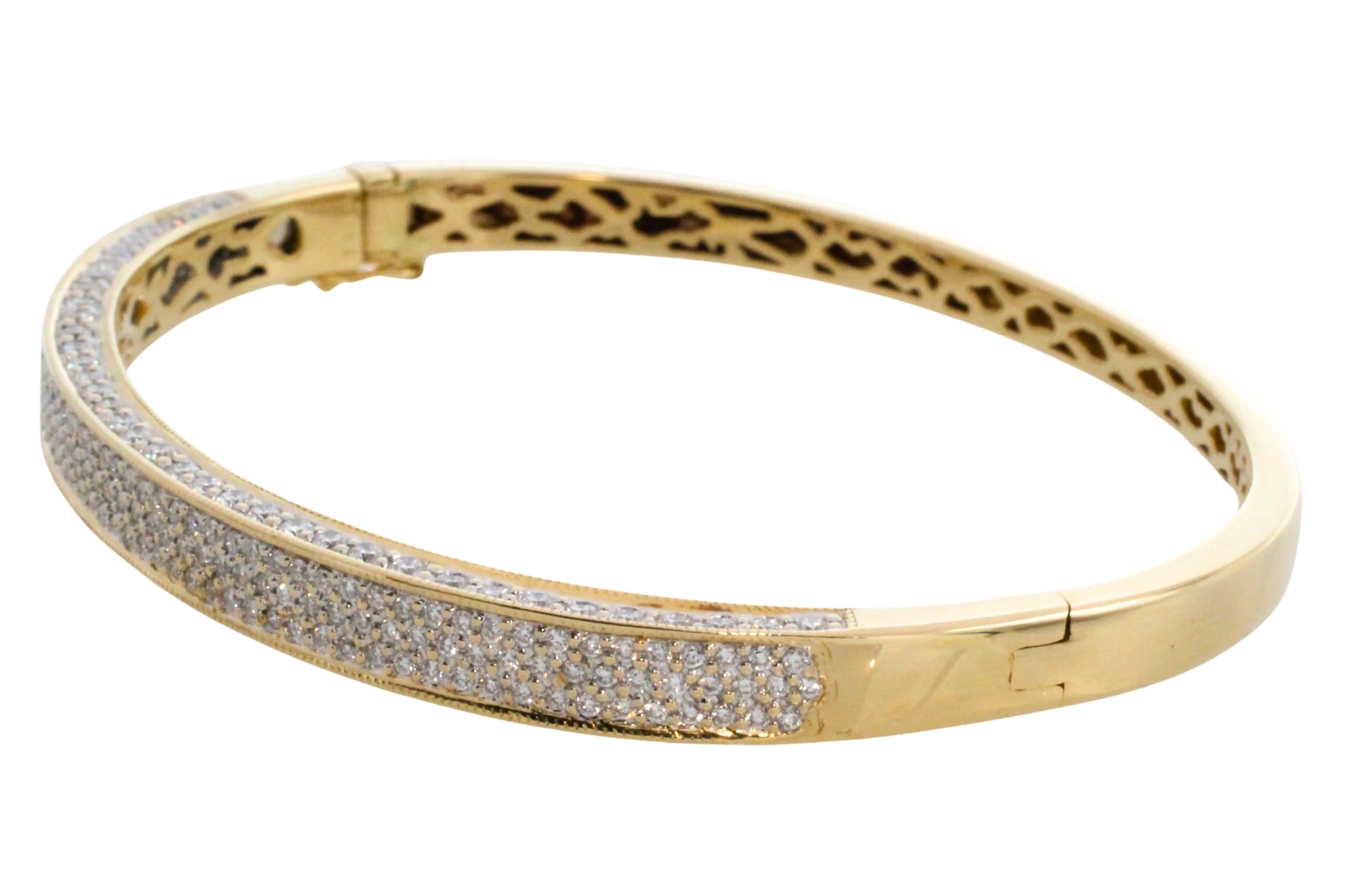 Diamond bracelet in 14 carat gold - Image 7
