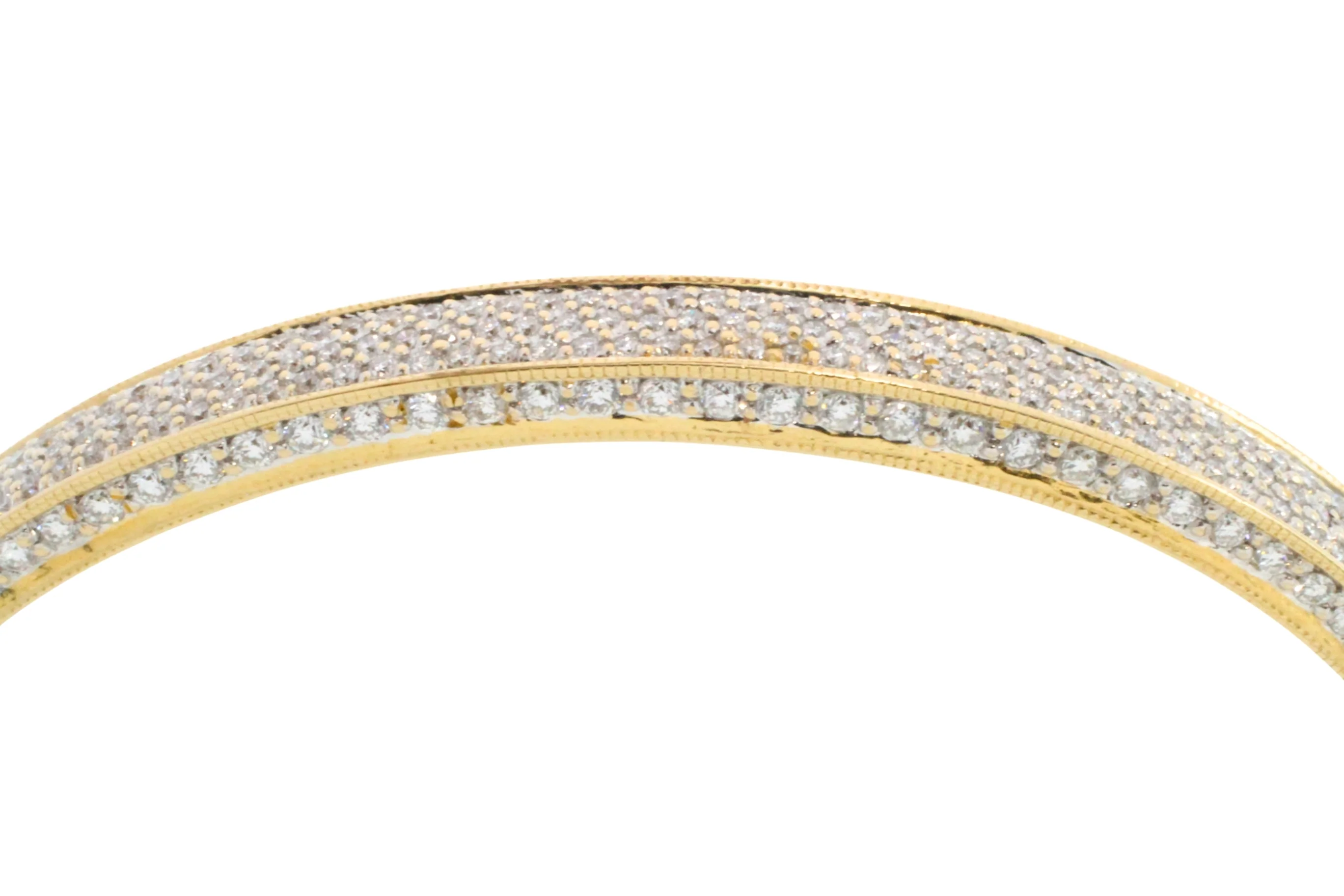 Diamond bracelet in 14 carat gold - Image 8