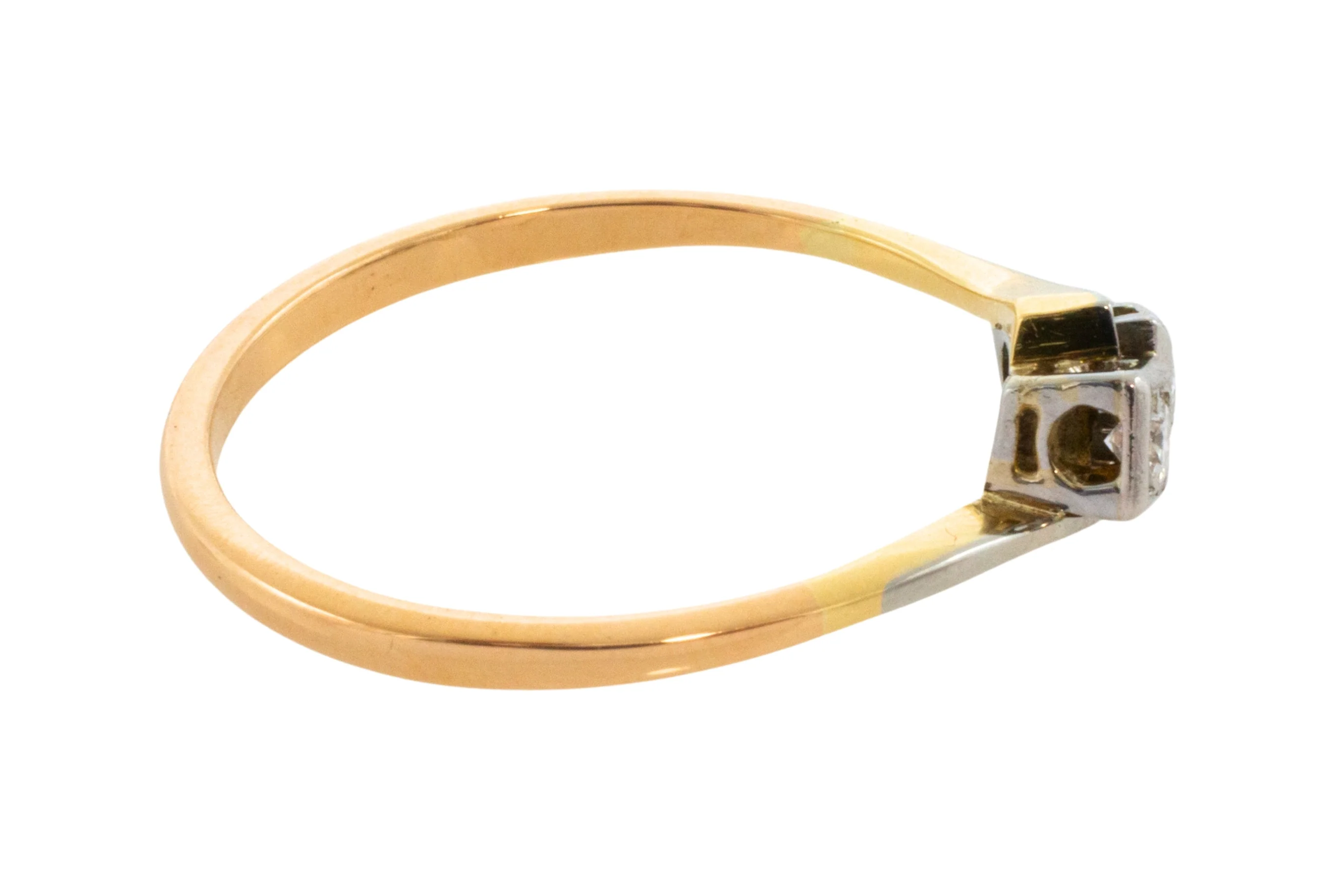 Diamond Toi et Moi ring in 18 carat gold - Image 7