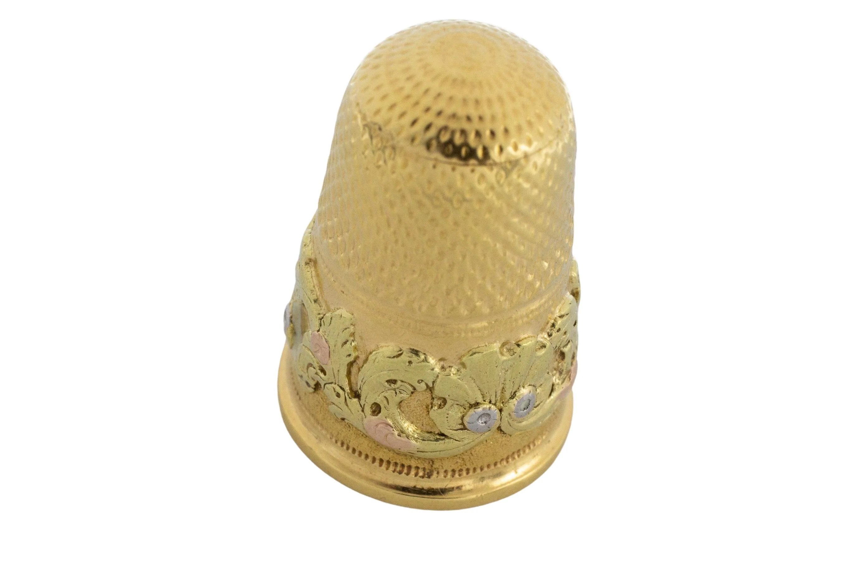 Georgian period 18 carat gold thimble from 1825