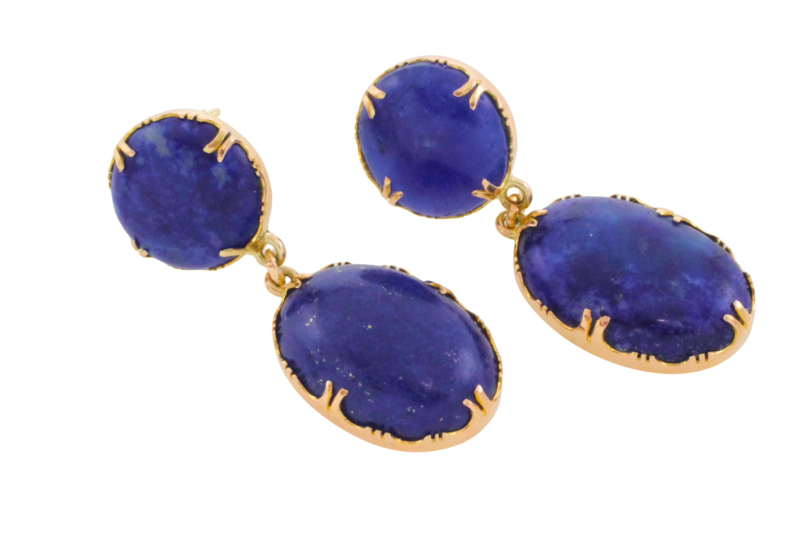 Lapiz pendant earring in 14 carat gold - Image 2
