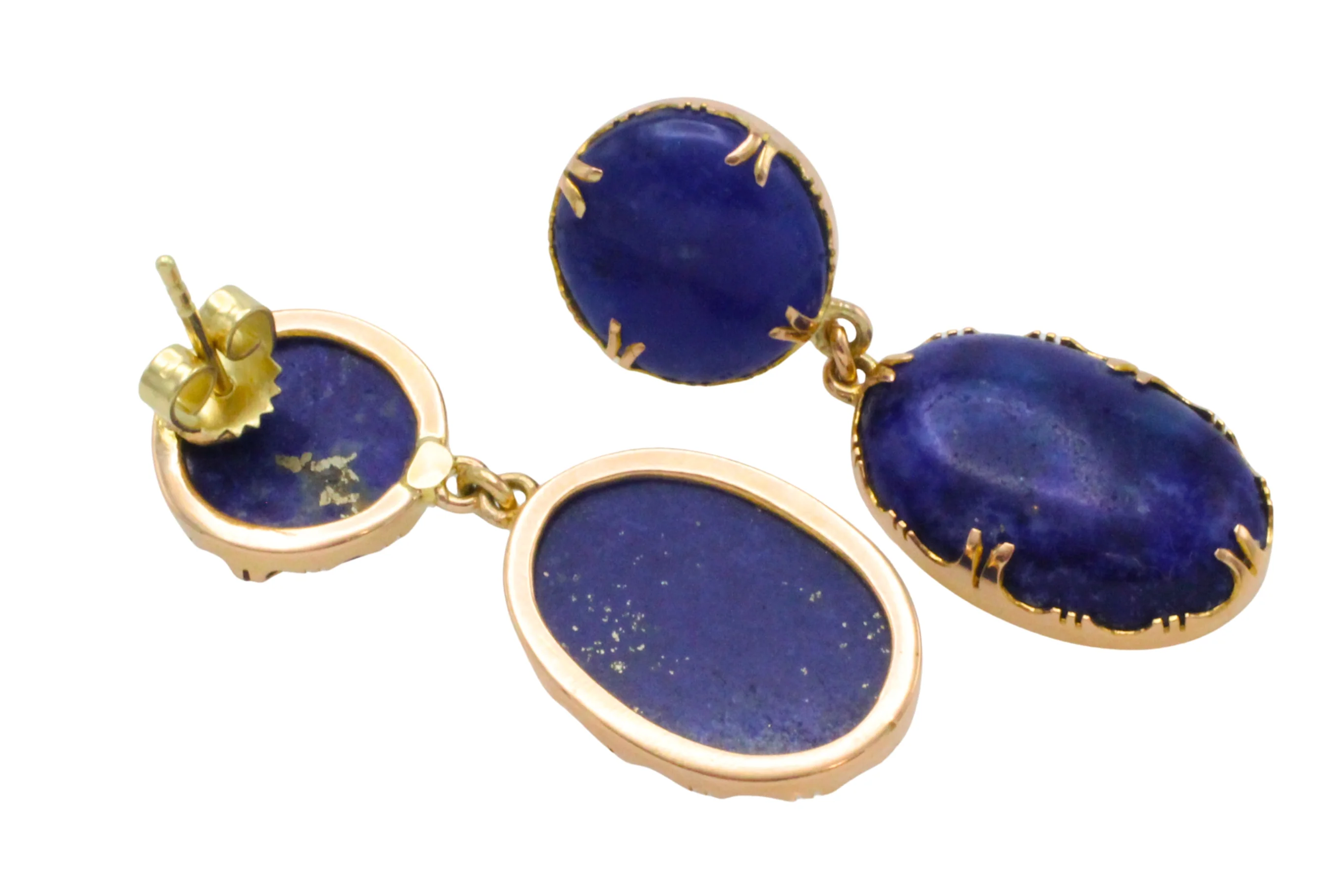 Lapiz pendant earring in 14 carat gold - Image 3