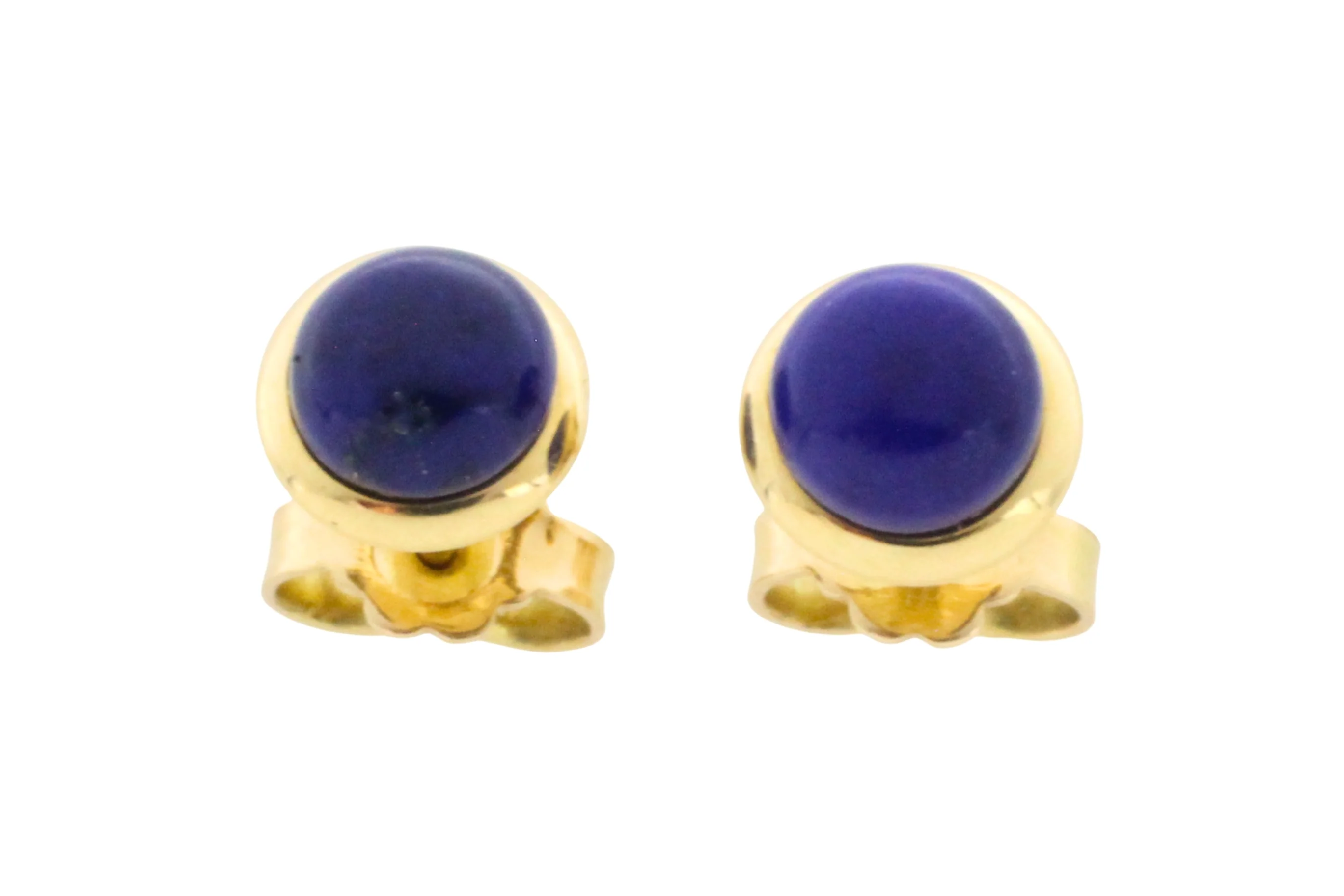 Lapiz studs in 18 carat gold - Image 3