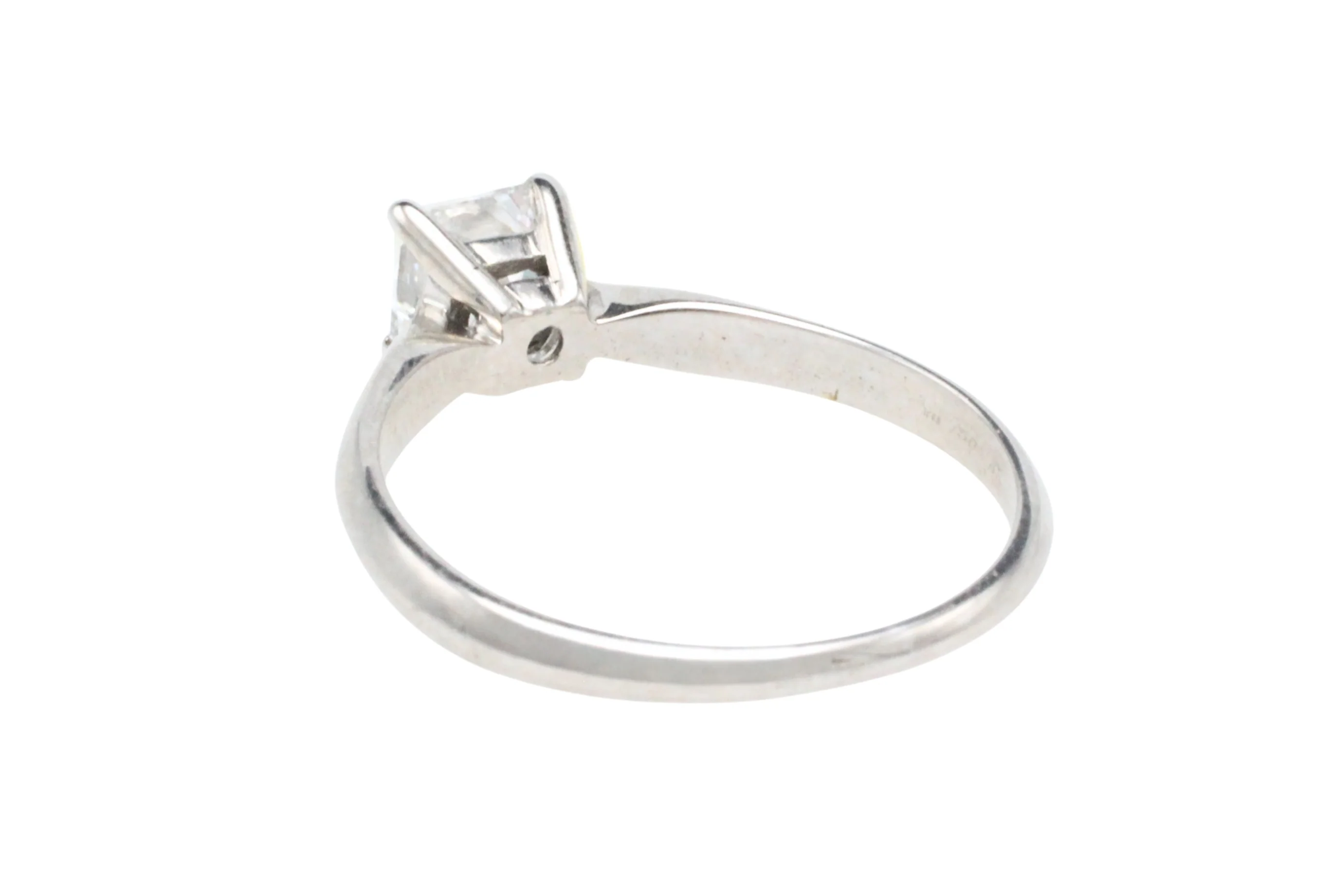 Princess cut diamond ring in white gold - Image 6