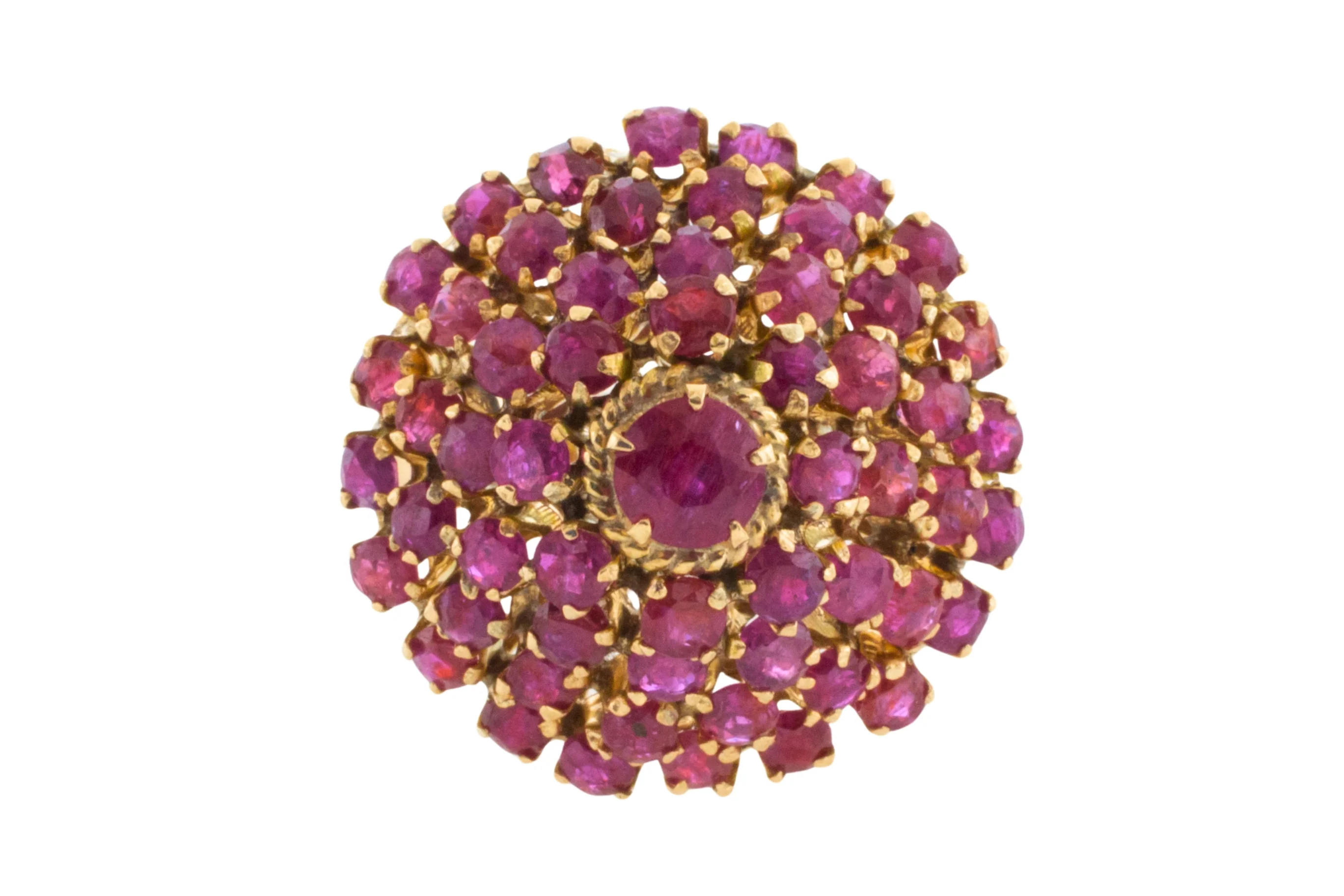 Ruby turban ring in 18 carat gold - Image 2