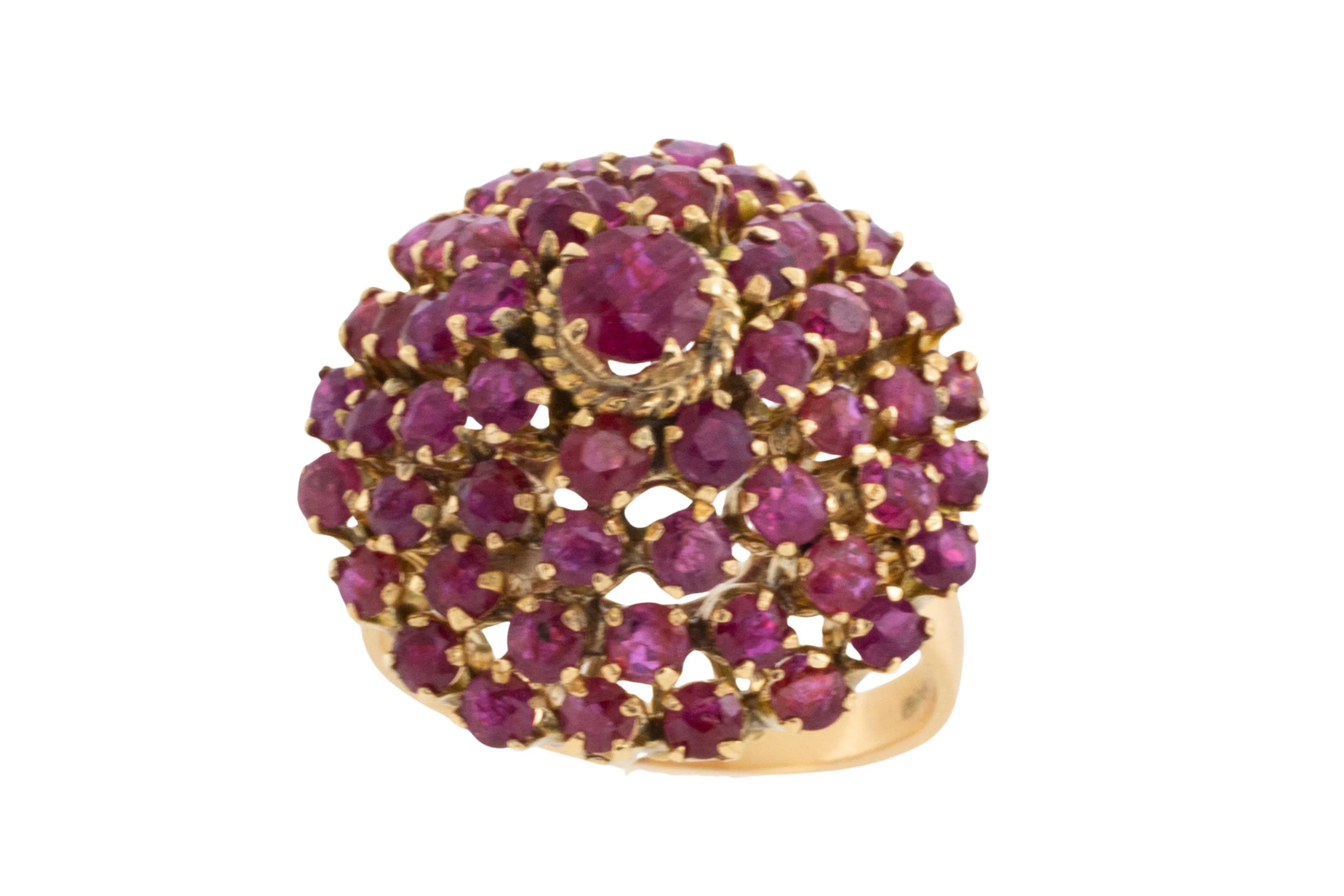 Ruby turban ring in 18 carat gold - Image 4