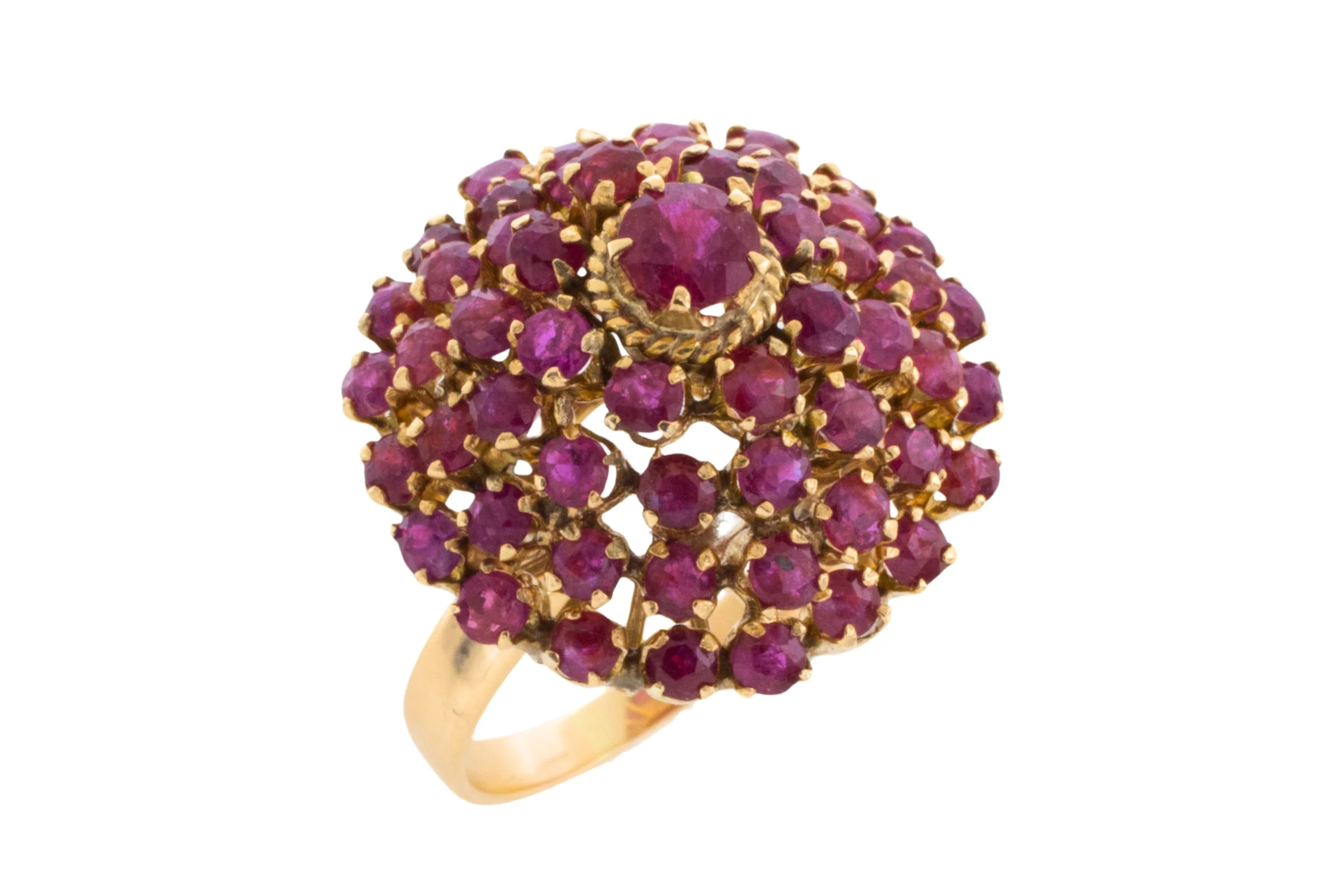 Ruby turban ring in 18 carat gold - Image 5