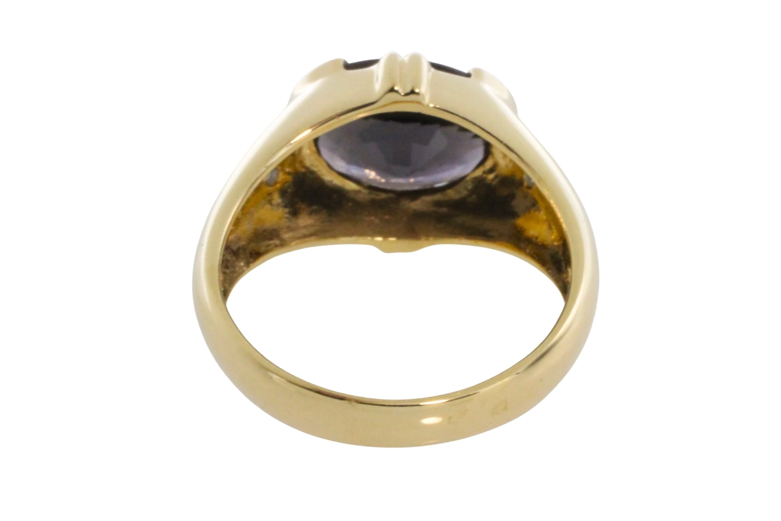 Tourmaline and diamond ring in 18 carat gold - Image 7