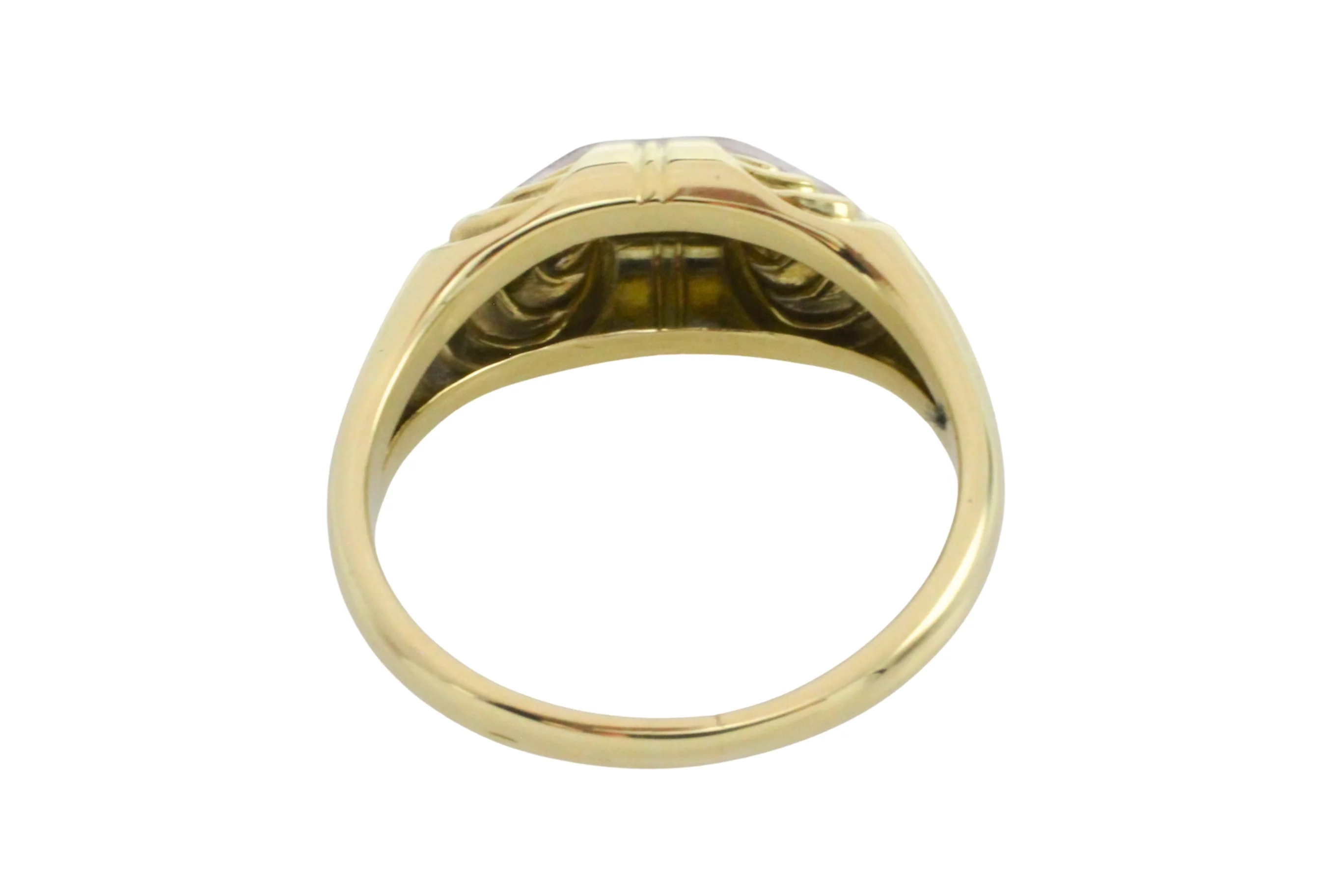 Tourmaline and diamond ring in 14 carat gold - Image 7