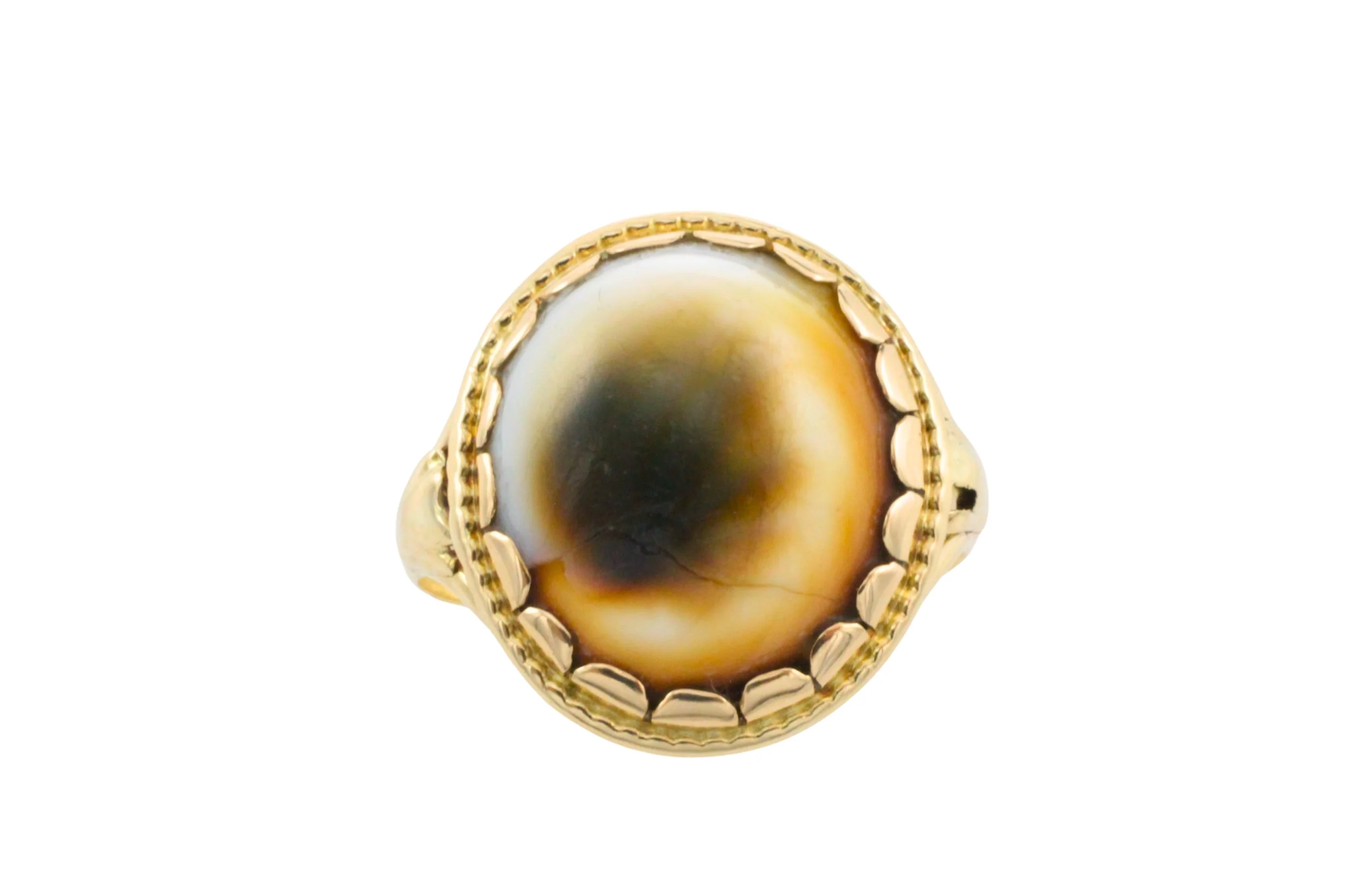 Vintage 14 carat gold Mata Biak ring - Image 2