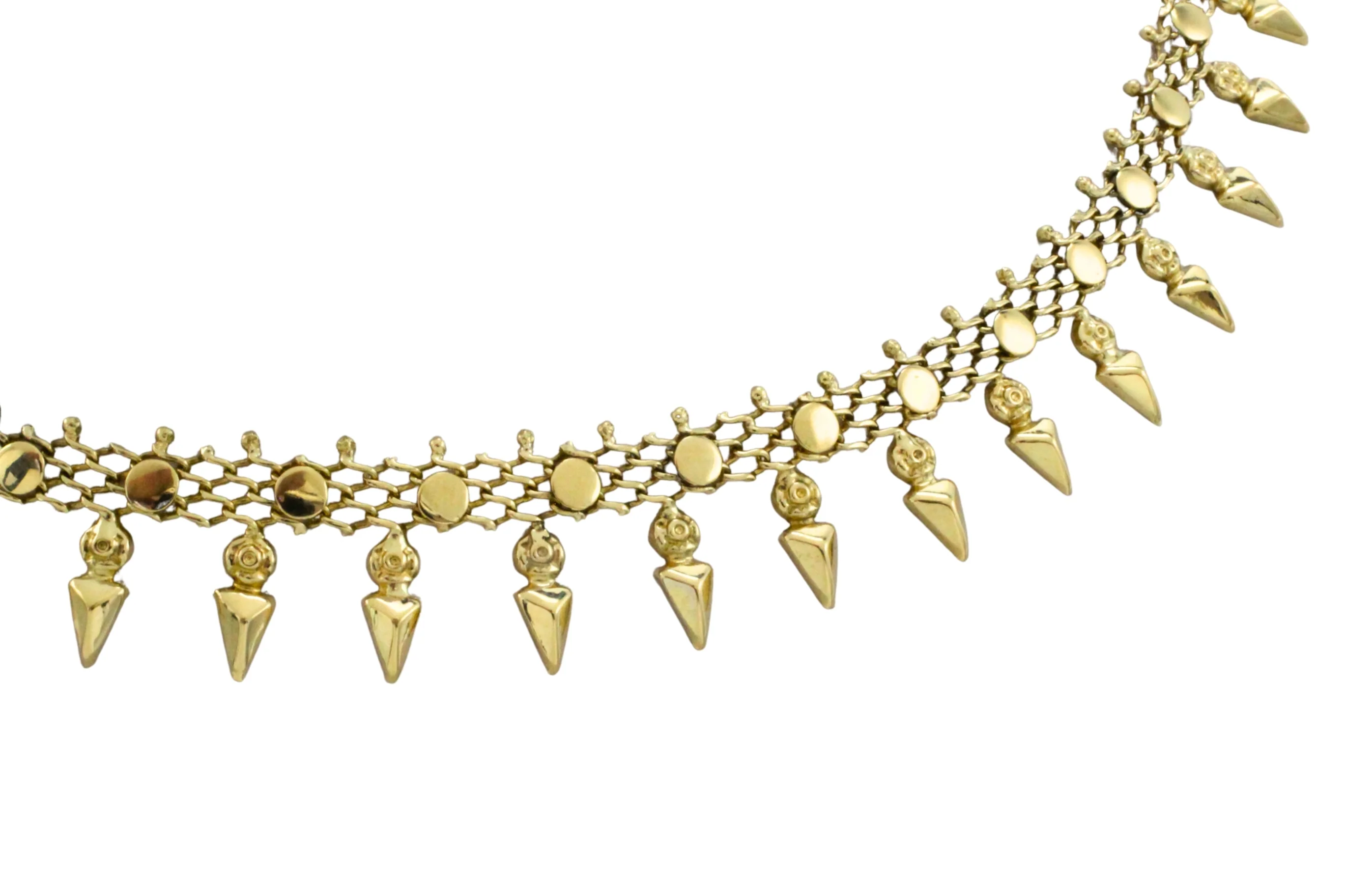 Vintage 14 carat gold collier - Image 3