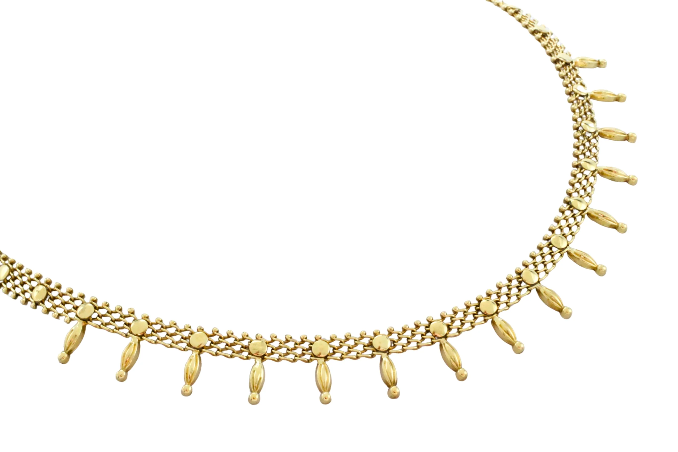 Vintage 14 carat gold collier - Image 4