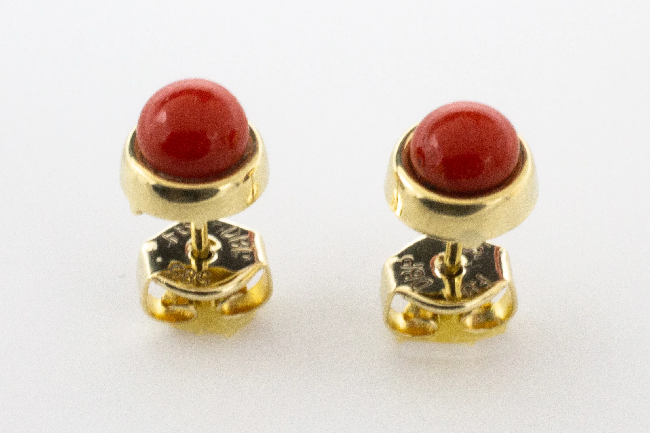 Vintage 14 carat gold studs - Image 5