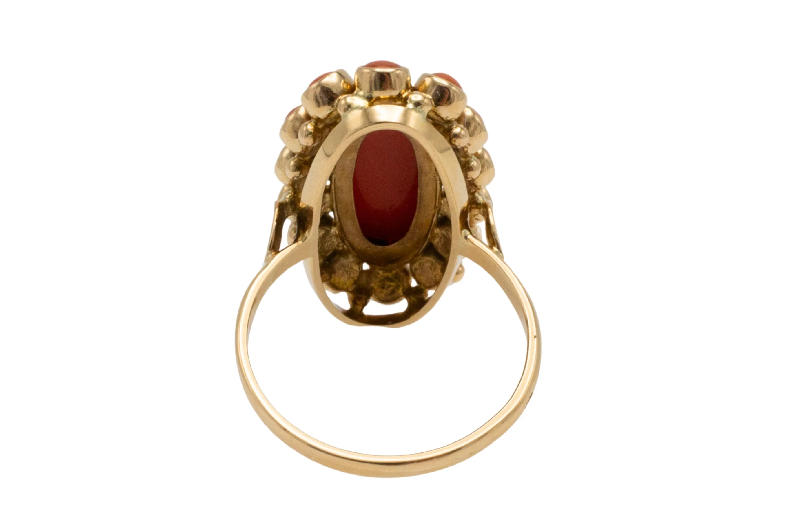 Vintage cabochon cluster ring - Image 5