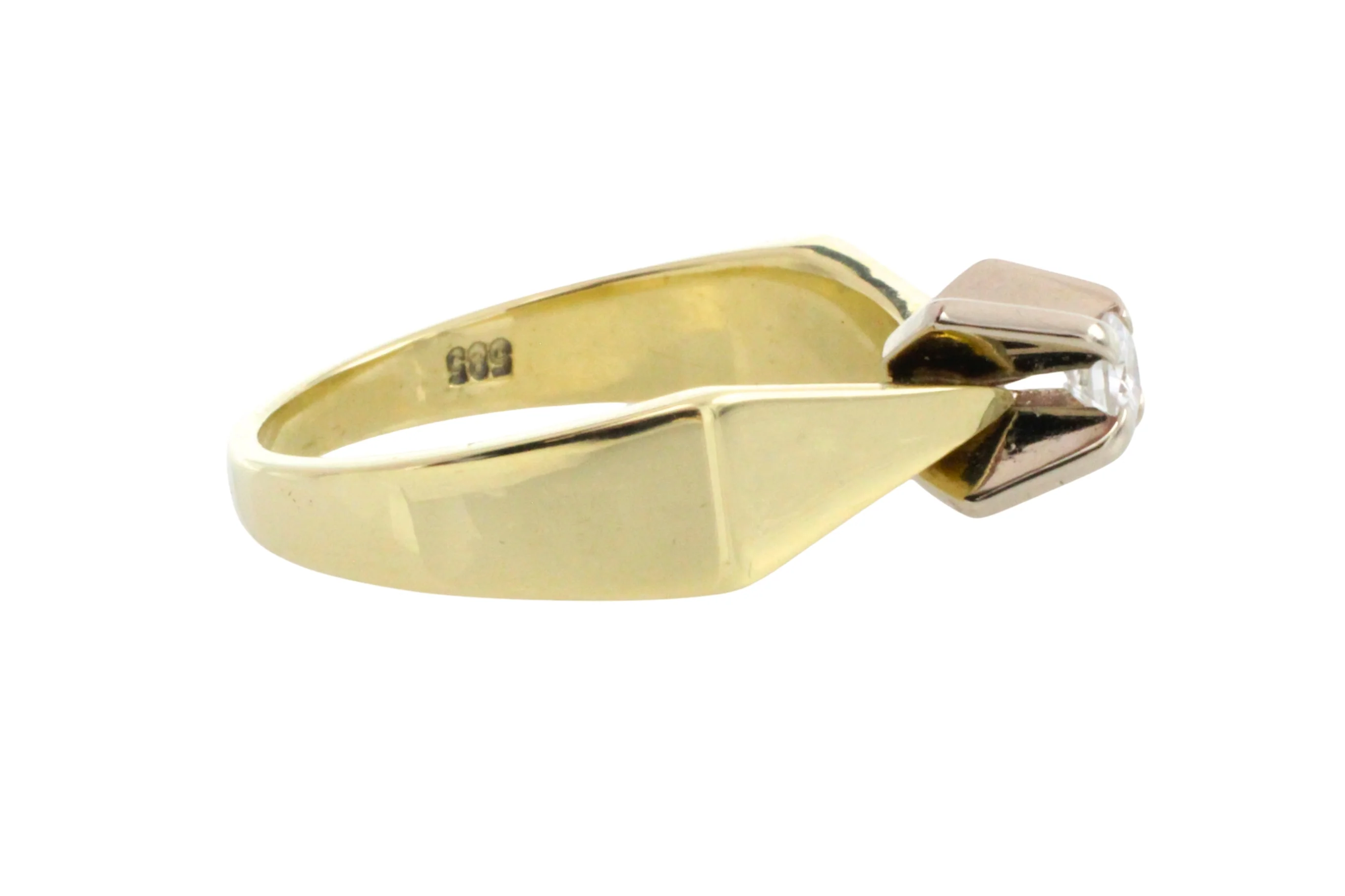 Vintage diamond solitaire ring - Image 2