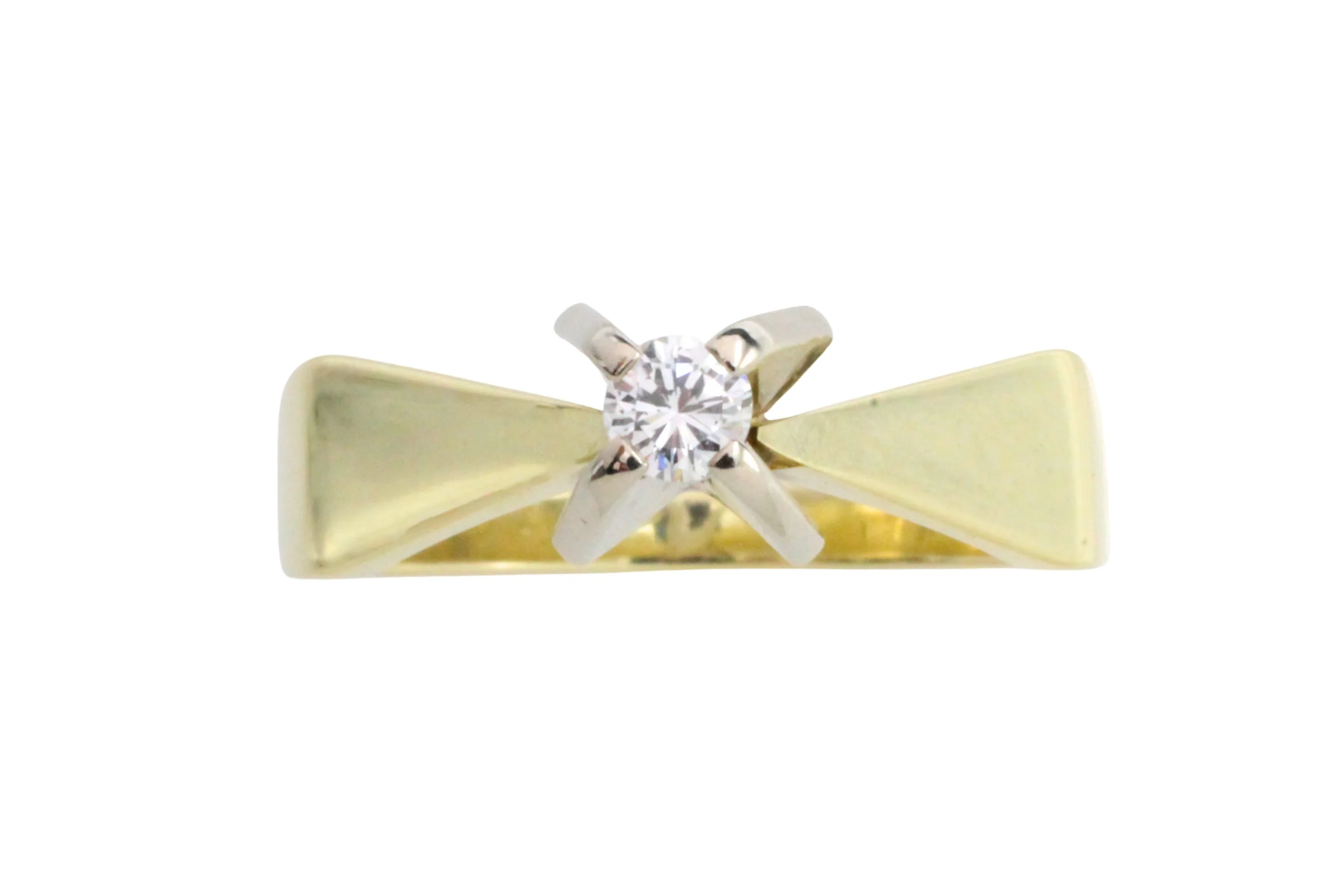 Vintage diamond solitaire ring - Image 3