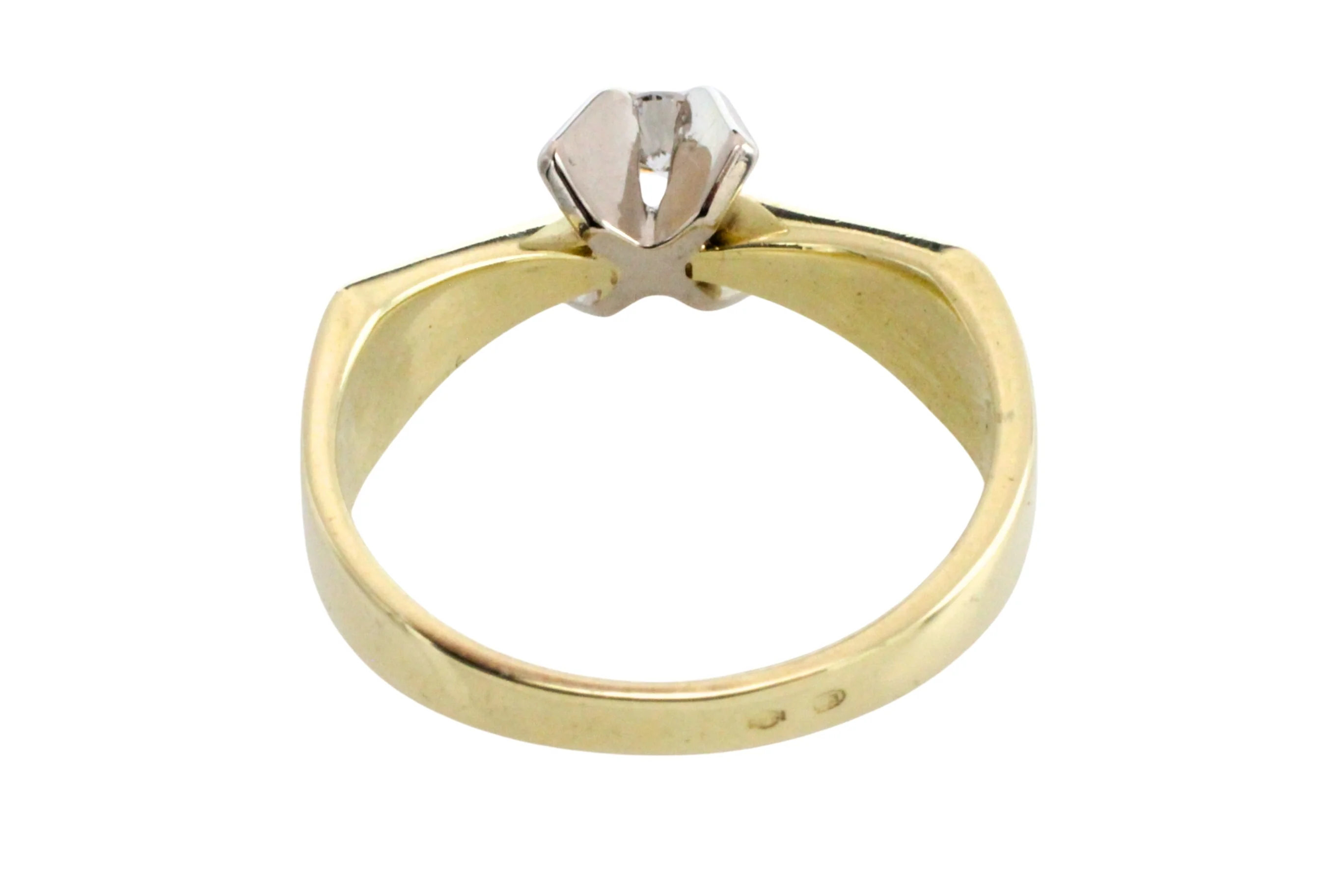 Vintage diamond solitaire ring - Image 7