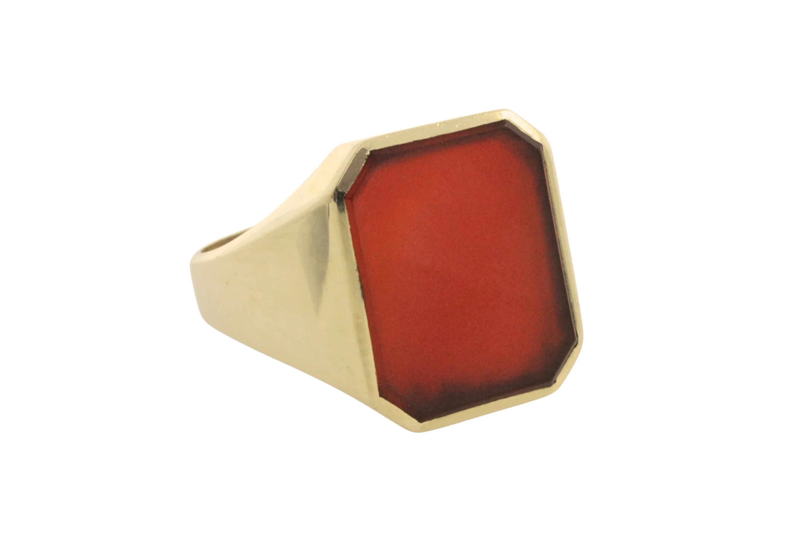 Vintage Dutch carnelian signet ring - Image 2