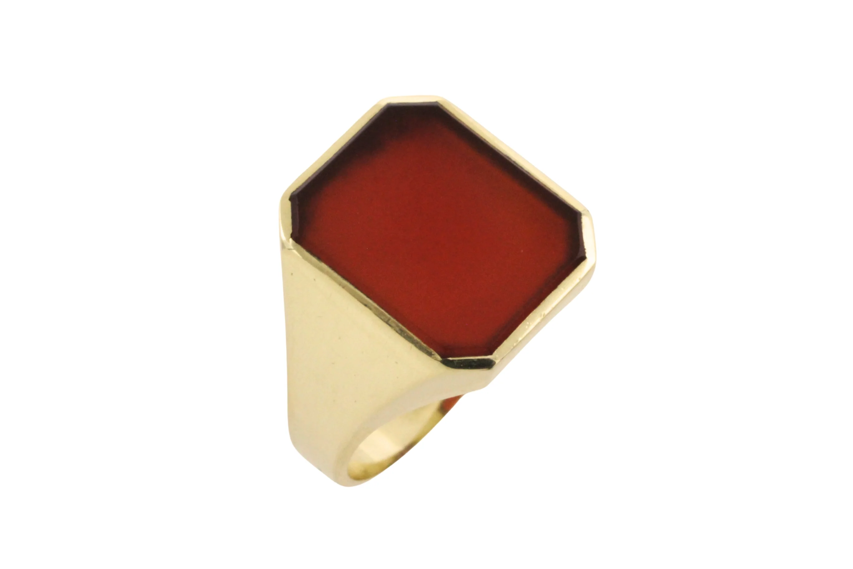 Vintage Dutch carnelian signet ring - Image 4