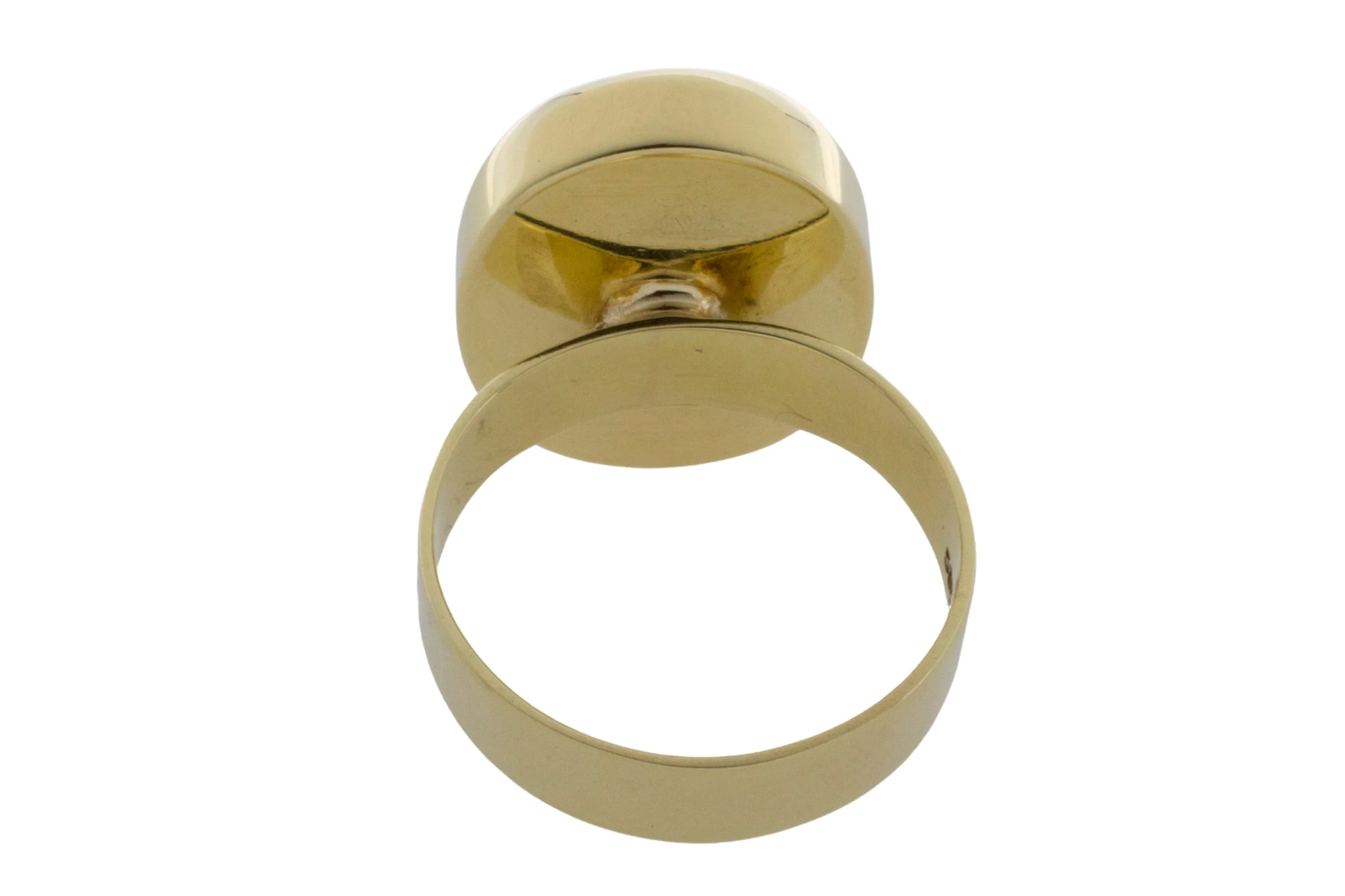 Vintage intaglio signet ring in 14 carat gold - Image 6