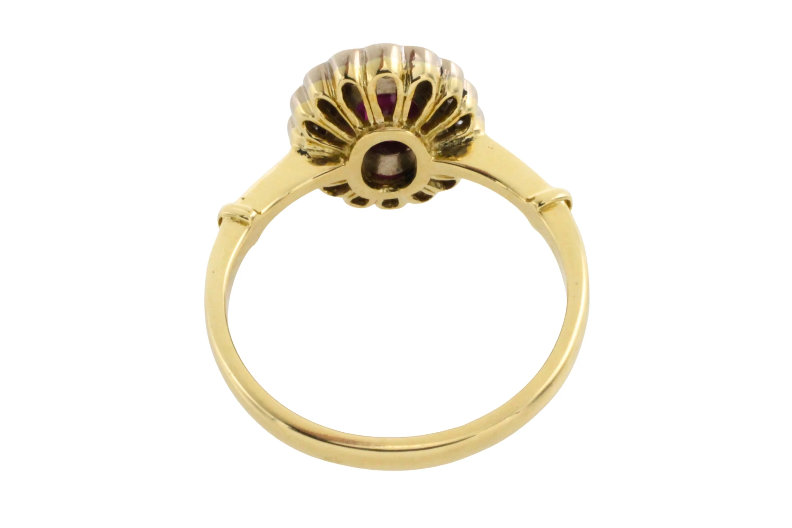 Vintage ruby and diamond ring - Image 6