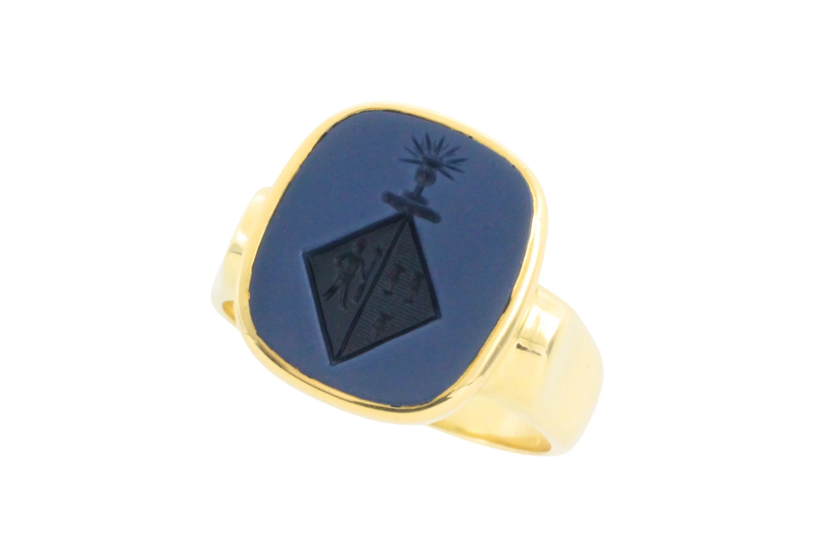 Vintage signet intaglio ring - Image 2