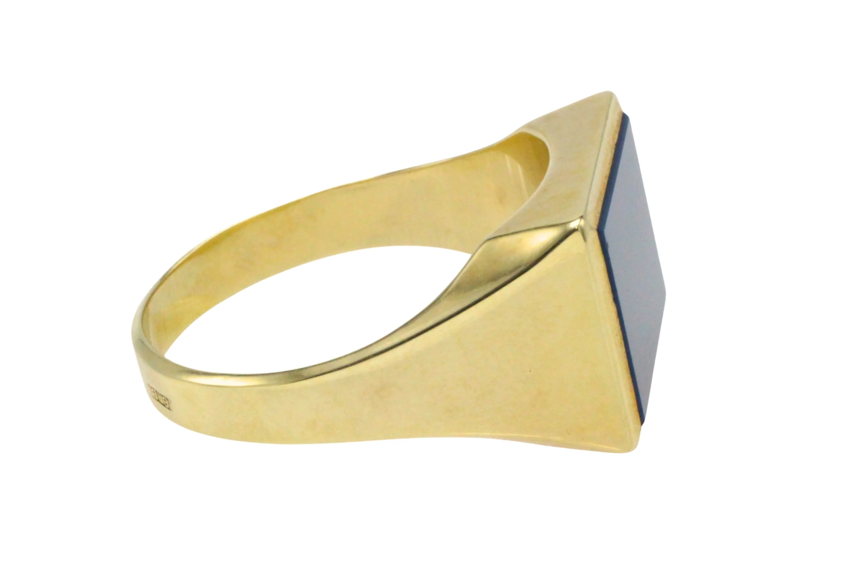 Vintage signet ring in 14 carat gold - Image 4
