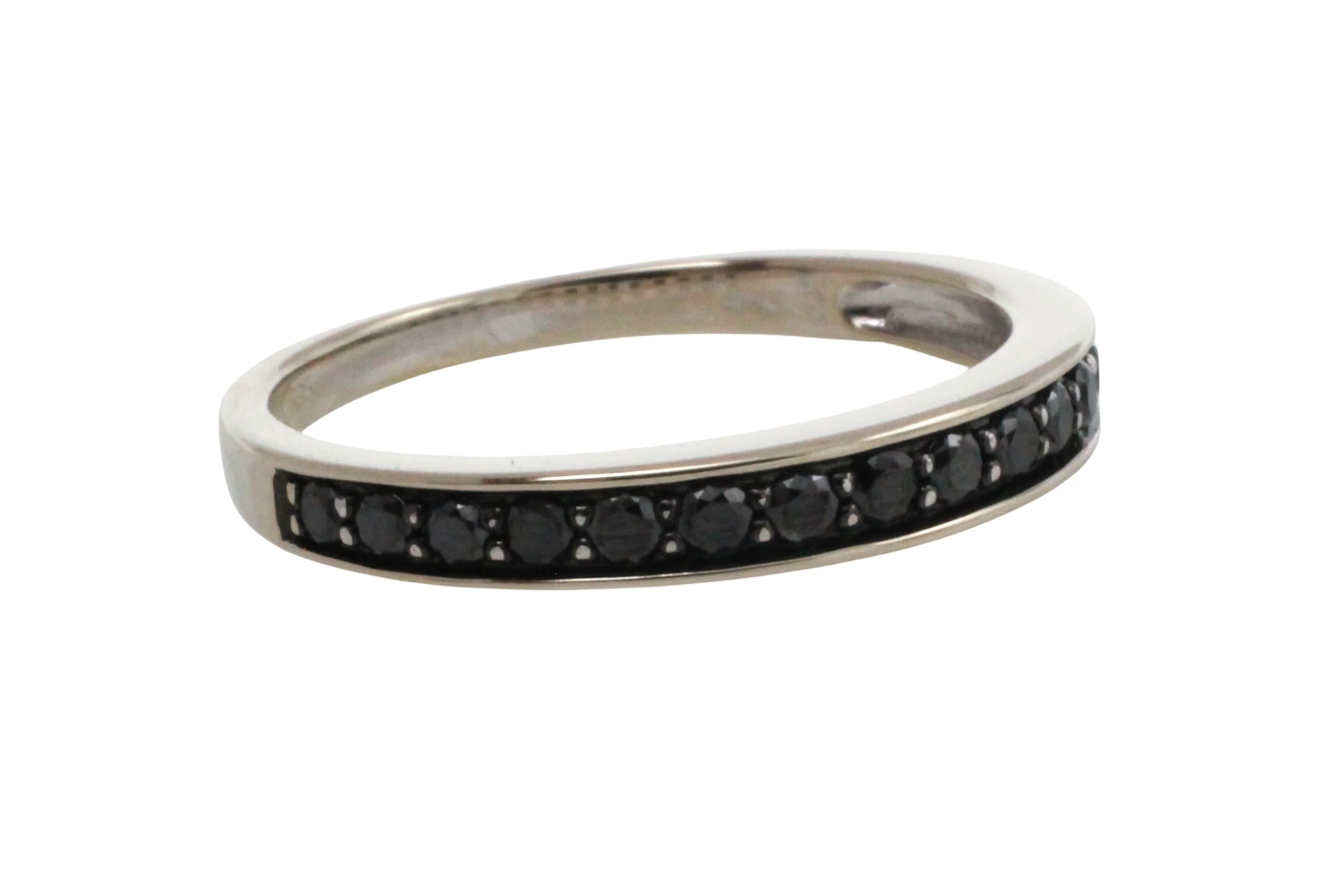 White gold ring with sapphires - Image 2
