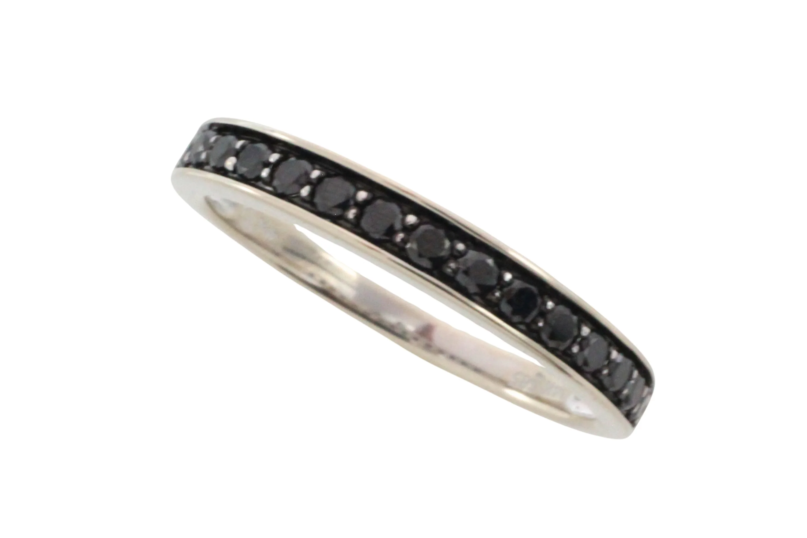 White gold ring with sapphires - Image 3