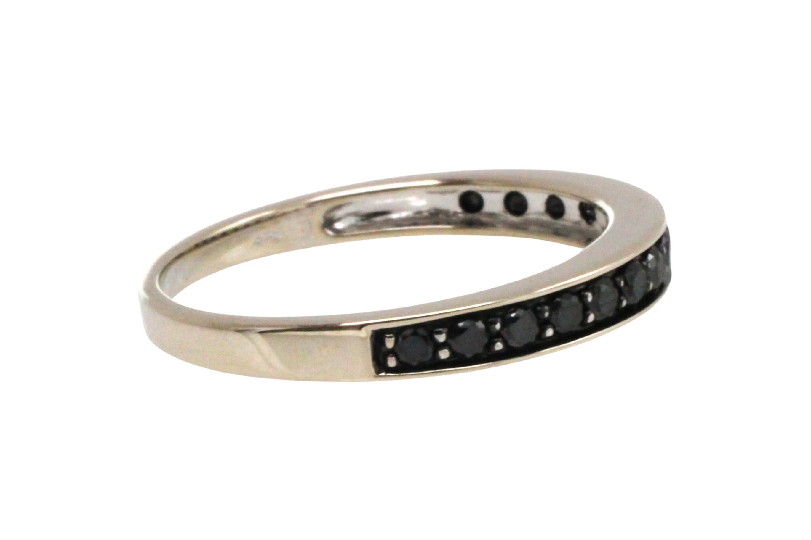 White gold ring with sapphires - Image 4